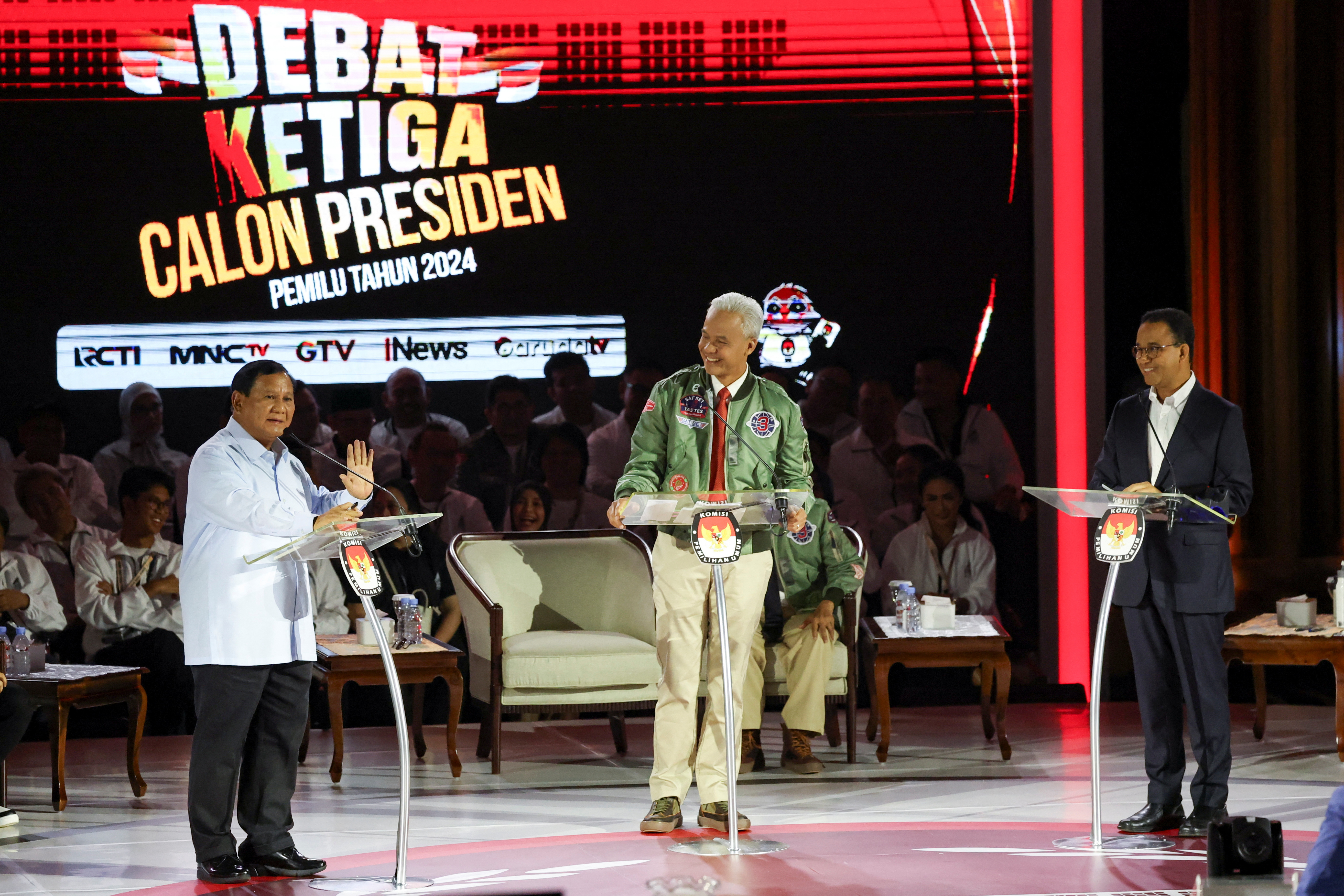 Indonesia's election body holds presidential candidate debate in Jakarta