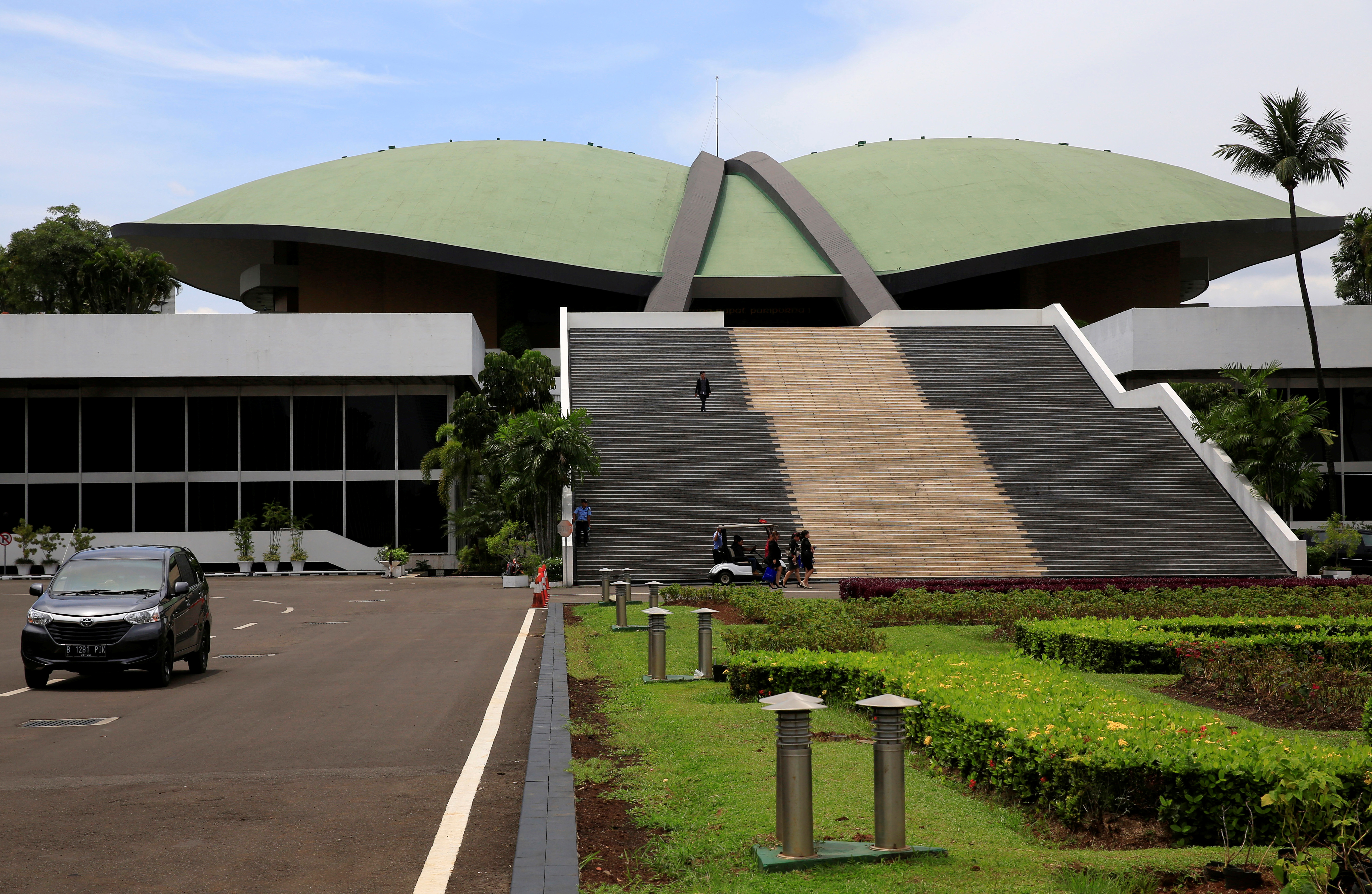 A view of Indonesia's Parliament building in Jakarta