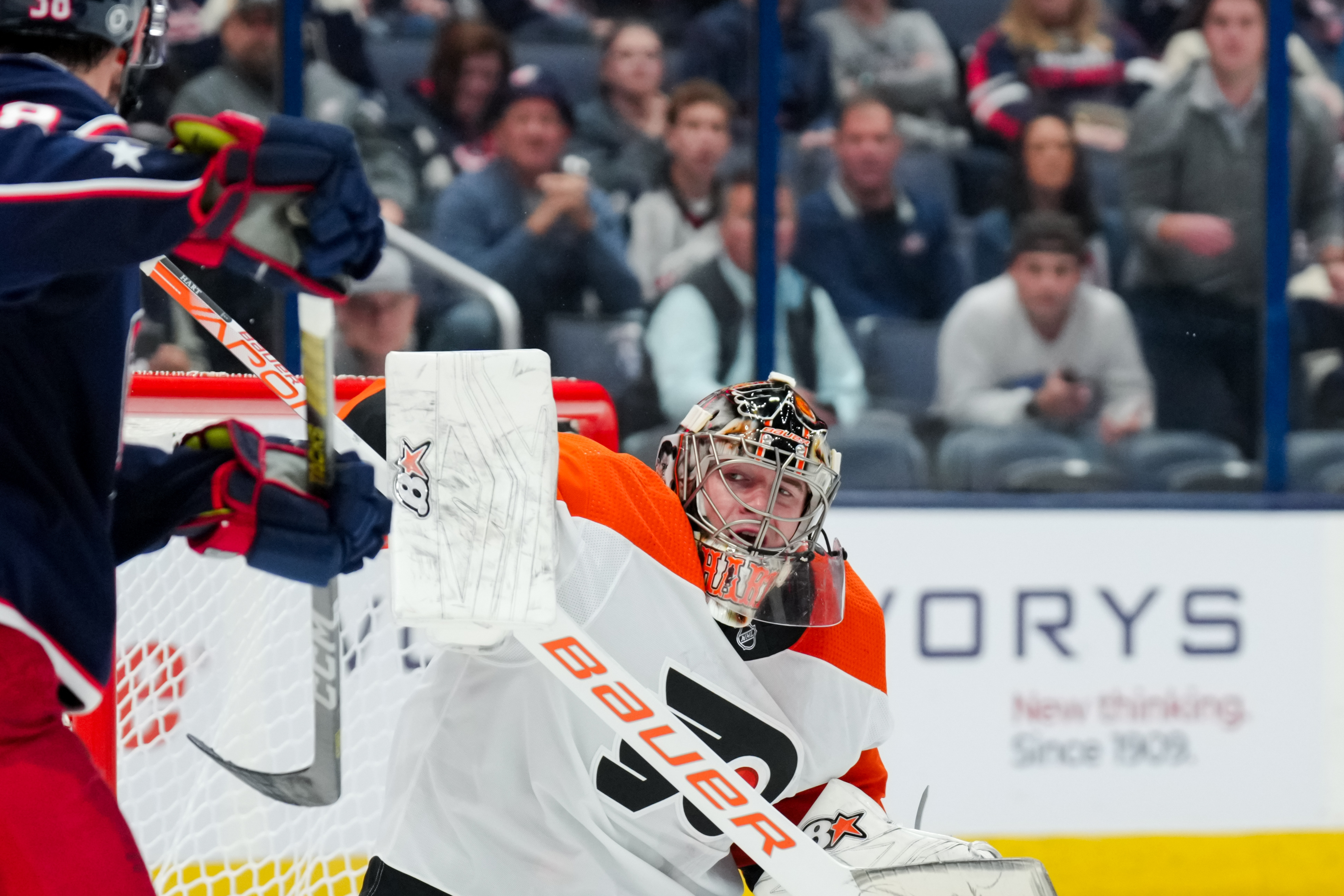 Travis Konecny scores twice as Flyers top Jackets in opener - The Rink Live