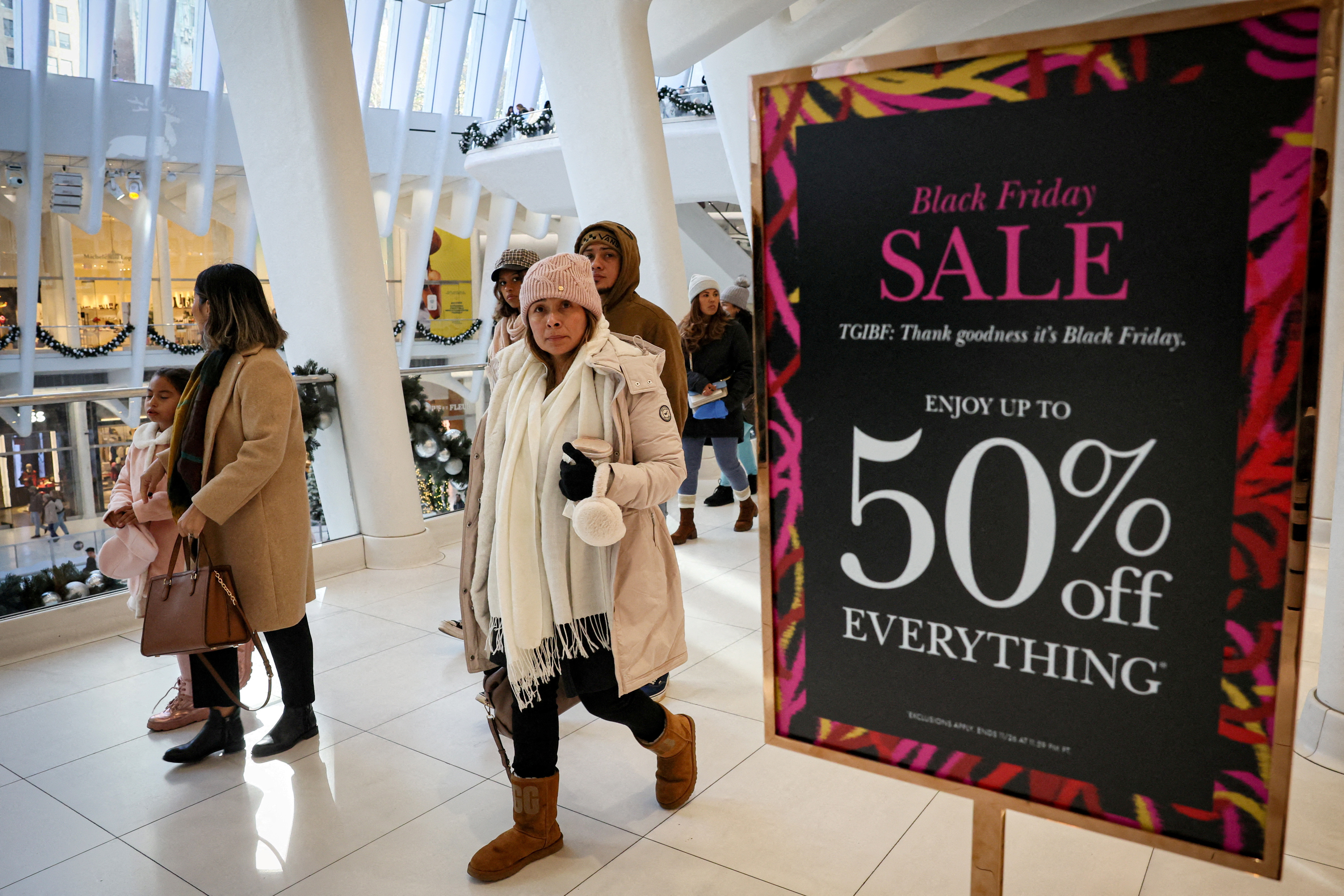 Discounts drew crowds but Black Friday week sales gain softest in