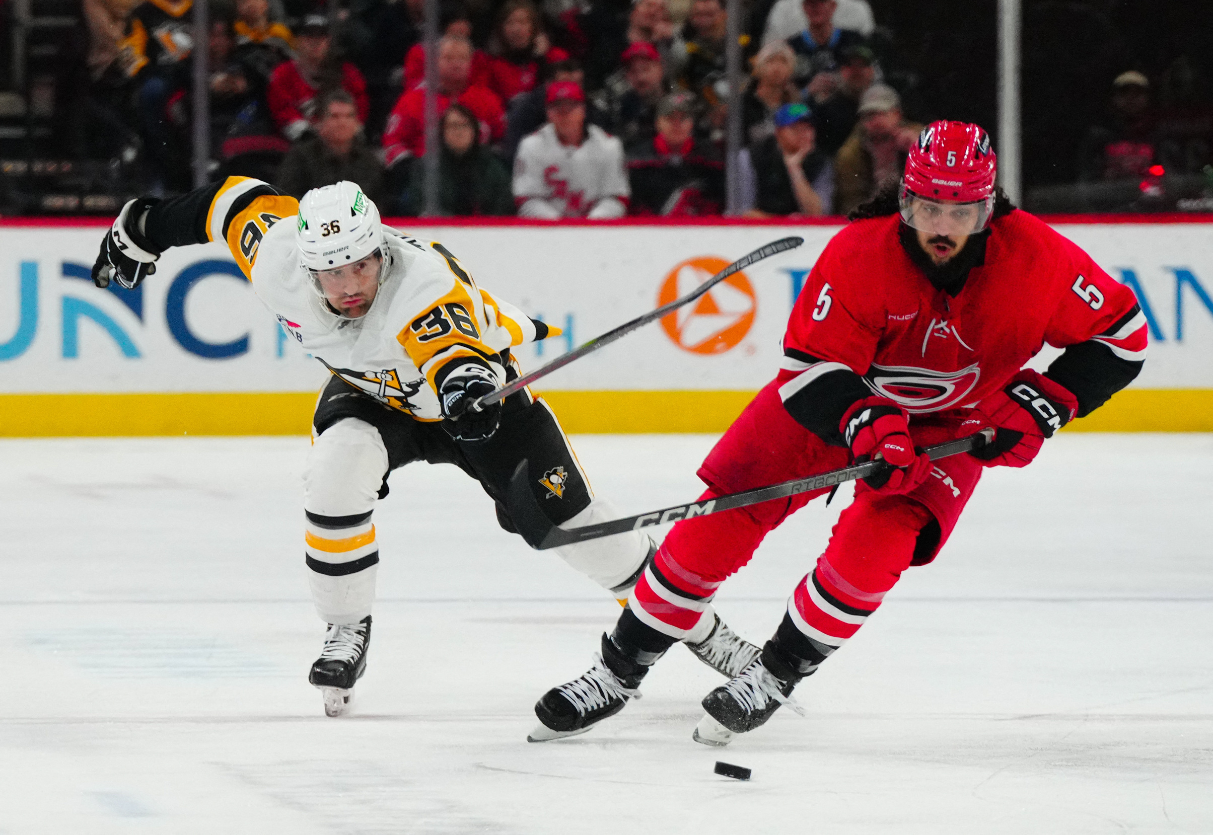 Rare 2-goal night from Brett Pesce lifts Pens over Hurricanes | Reuters