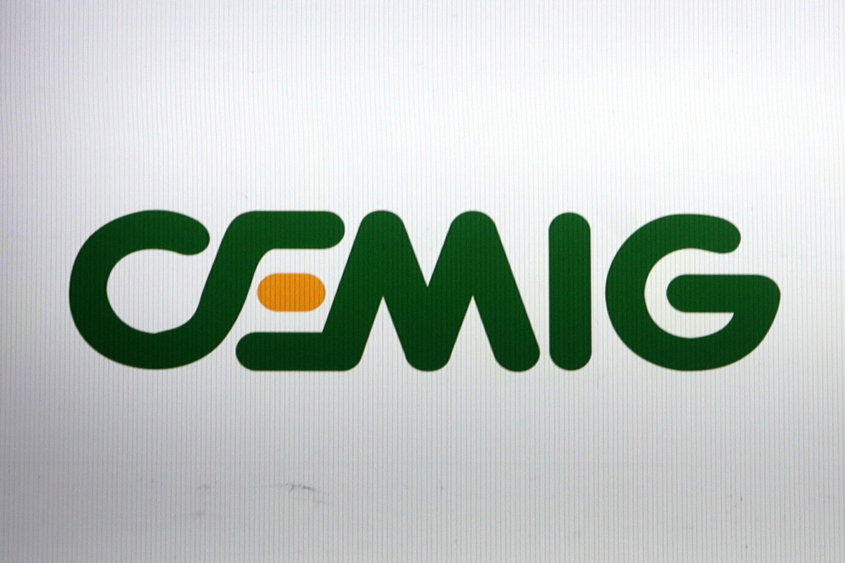 The company logo of Cemig is displayed on a screen on the floor of Brazil's B3 Stock Exchange in Sao Paulo
