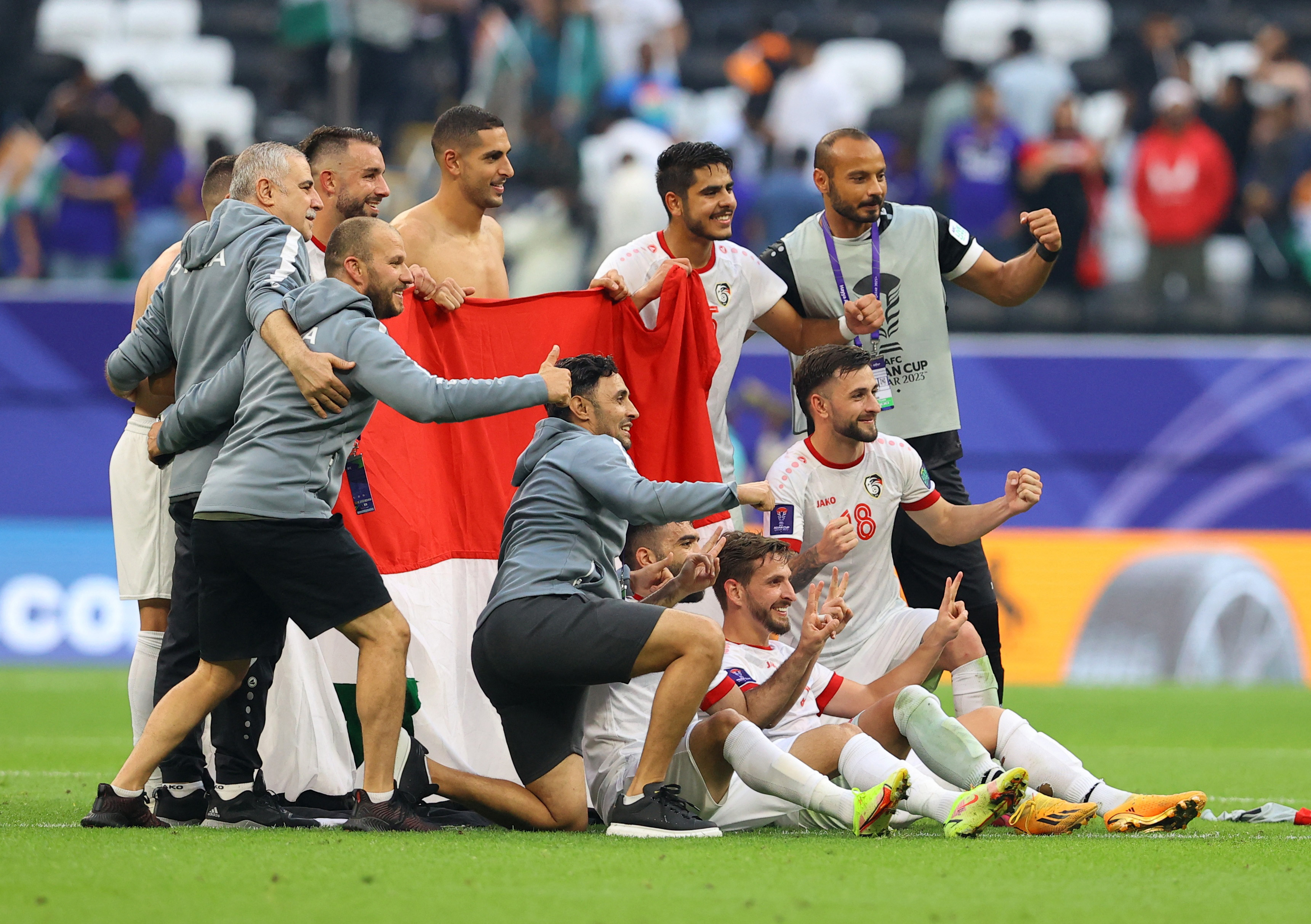 Palestine and Syria seal historic Asian Cup last-16 spots, Uzbekistan  through