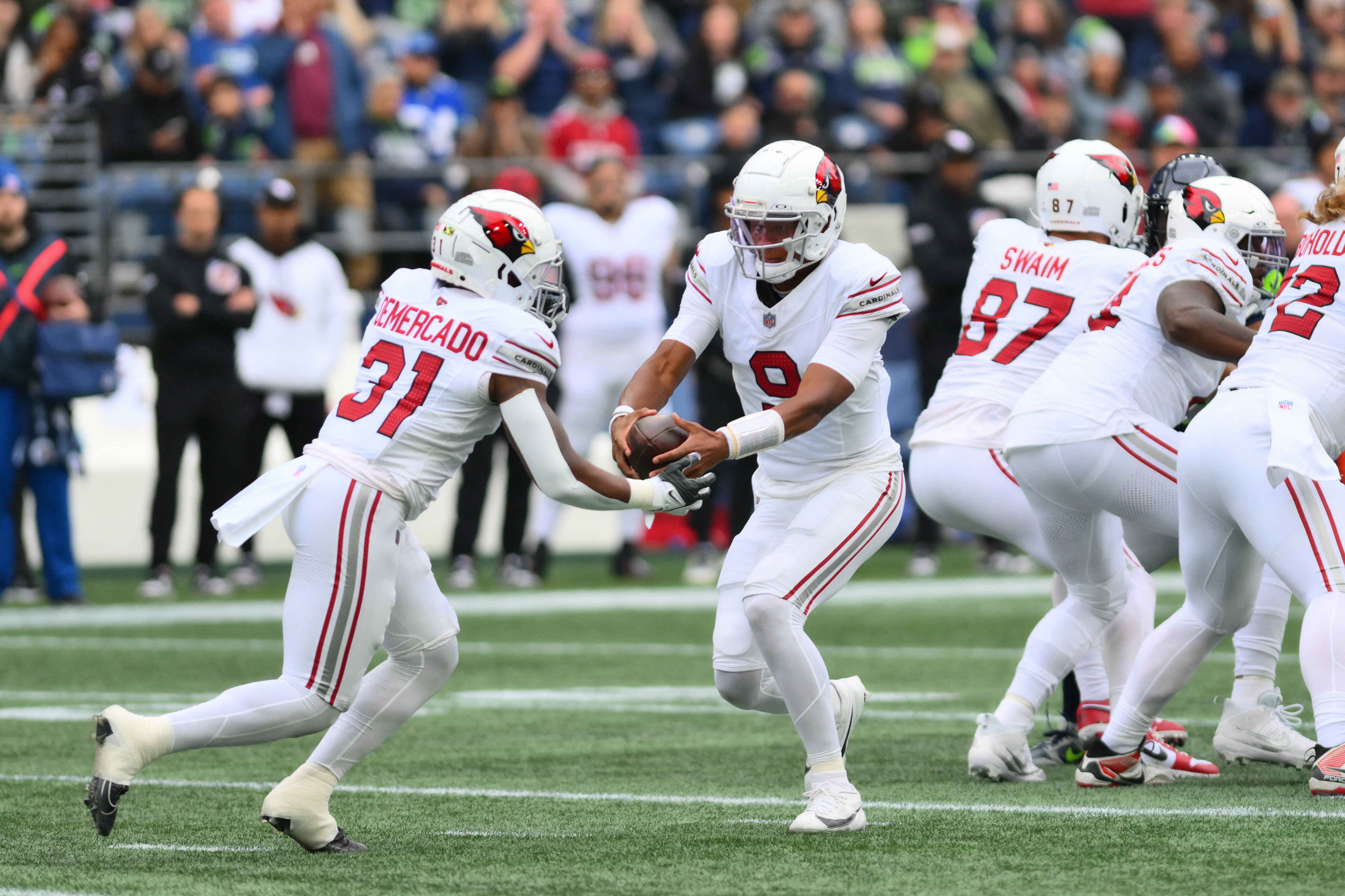 Rookie receivers lead Seahawks past Cardinals