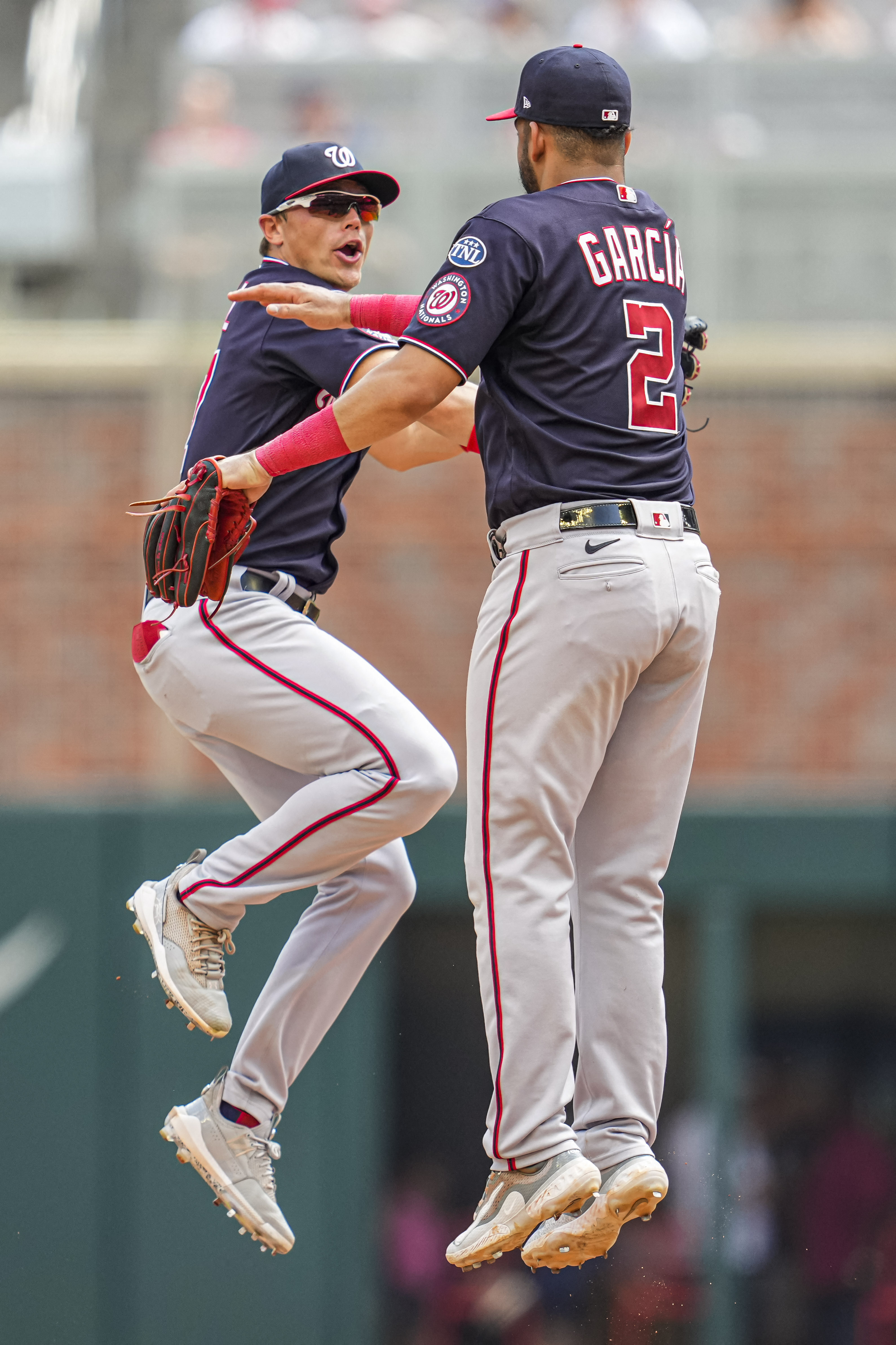 Dominic Smith, Jeimer Candelario homer as Nationals win 6-2 to stop 6-game  skid, Braves' win streak - Washington Times