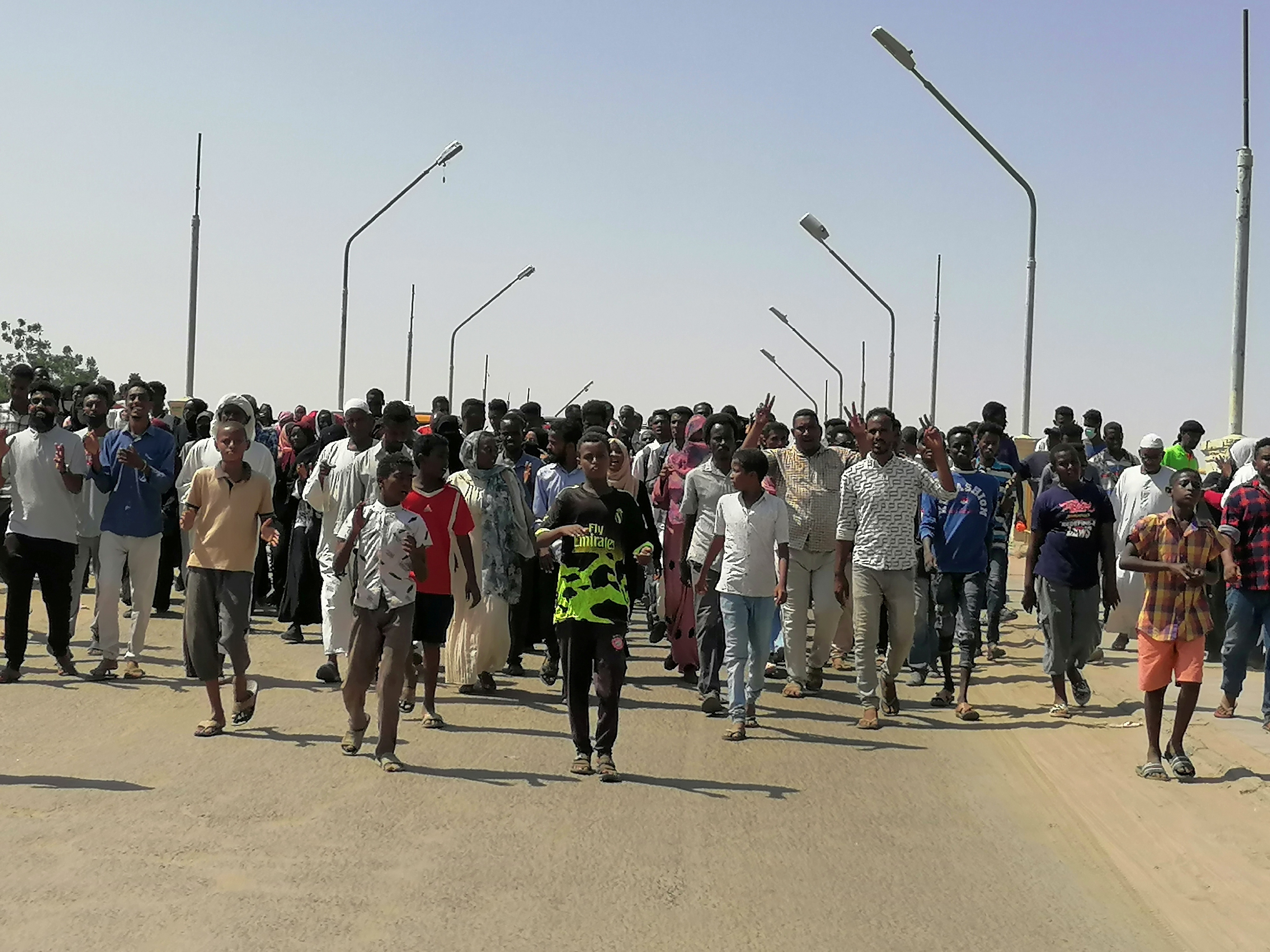 Anti-military protests in northeastern Sudan