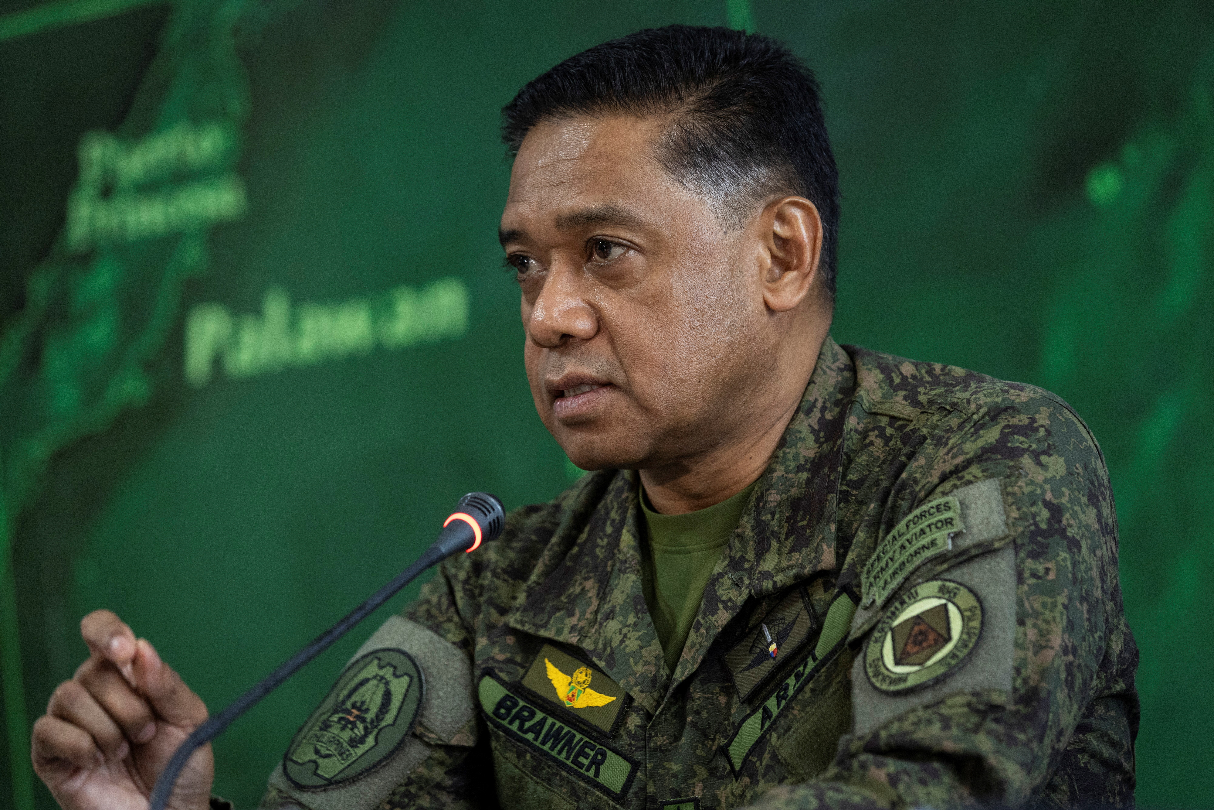 Armed Forces of the Philippines Chief of Staff visits Western Command in charge of parts of South China Sea