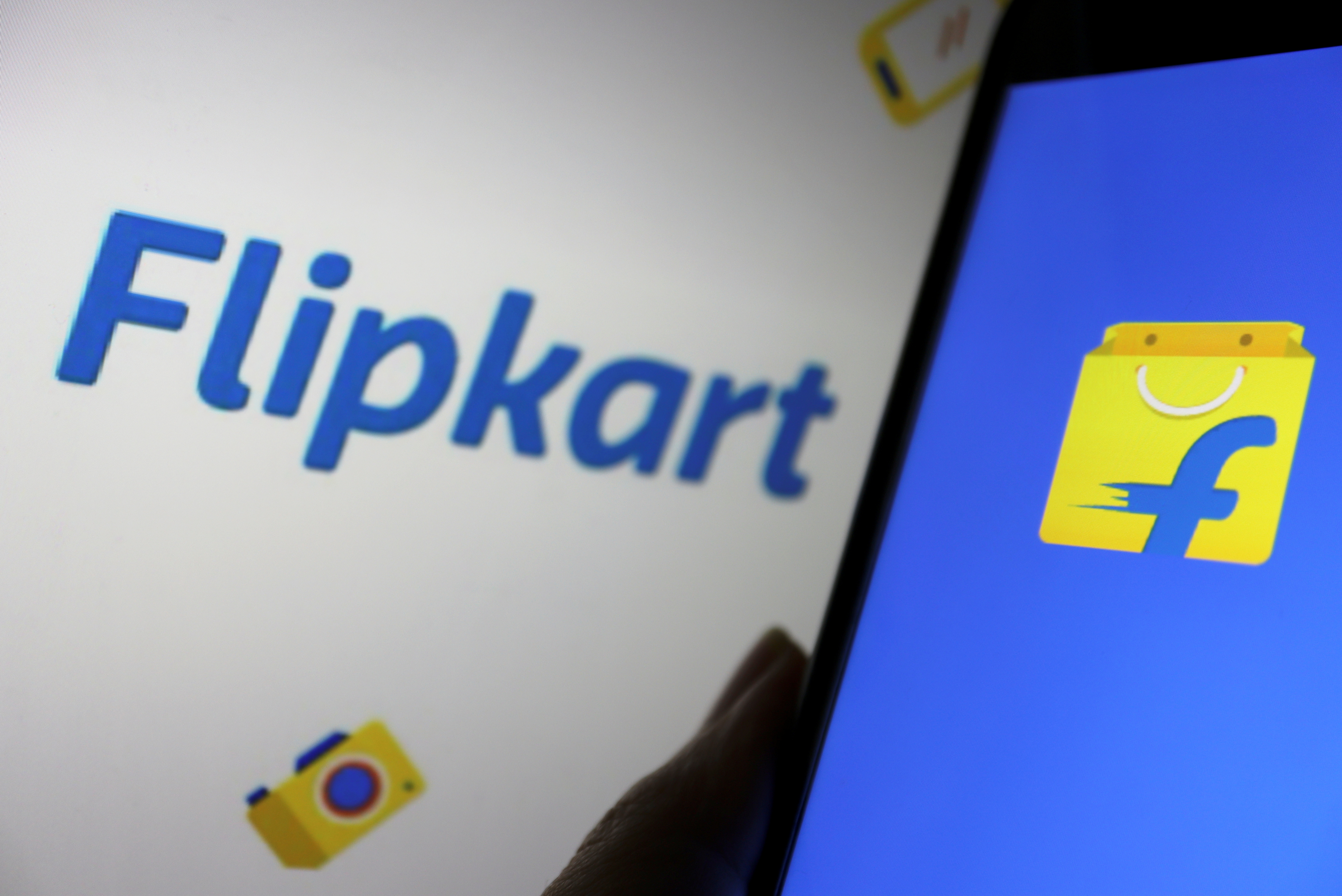 Illustration picture of Indian online retailer Flipkart