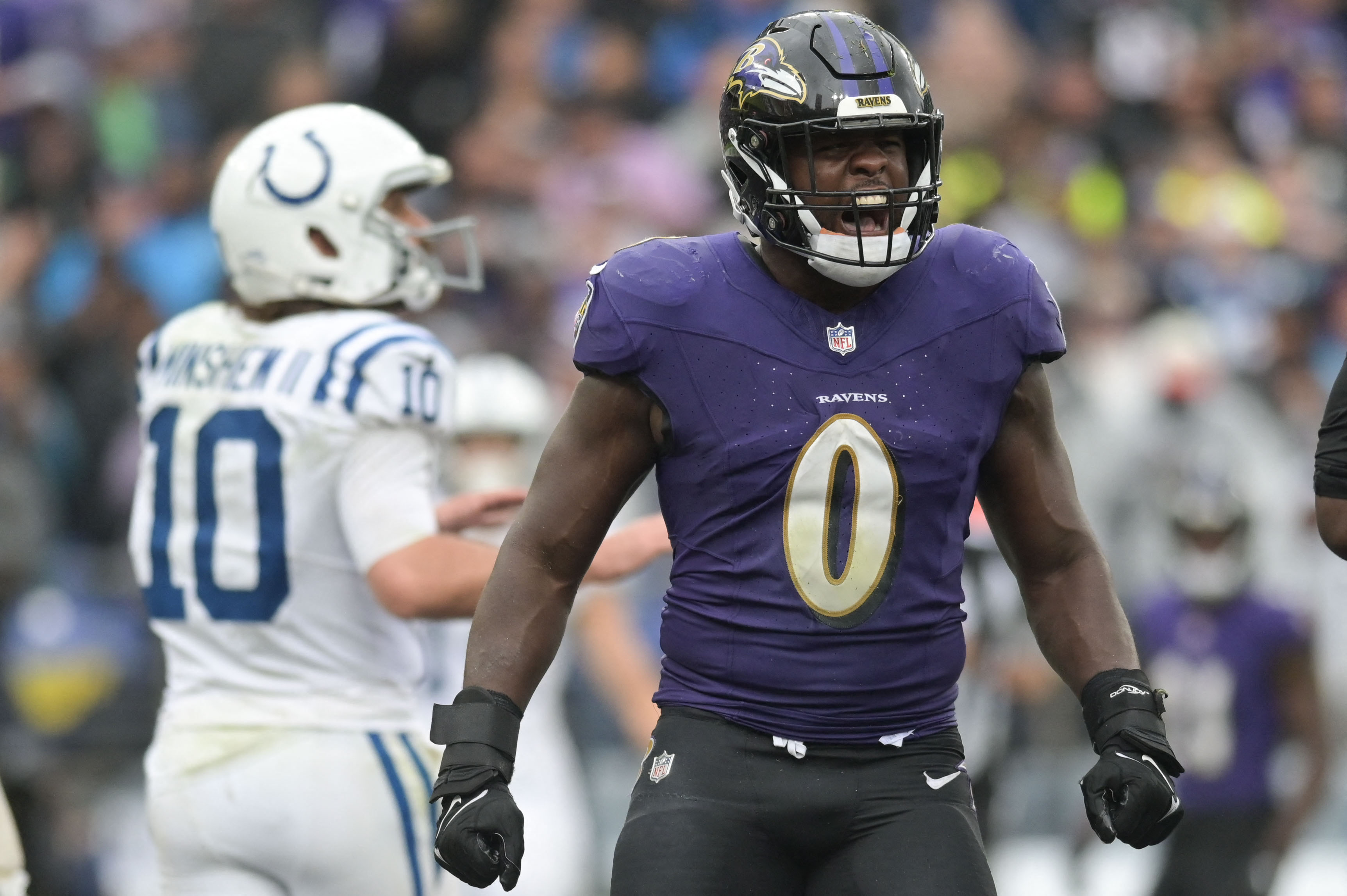 Reports: Ravens' Roquan Smith fined for tackle on Bucs' Chris Godwin |  Reuters