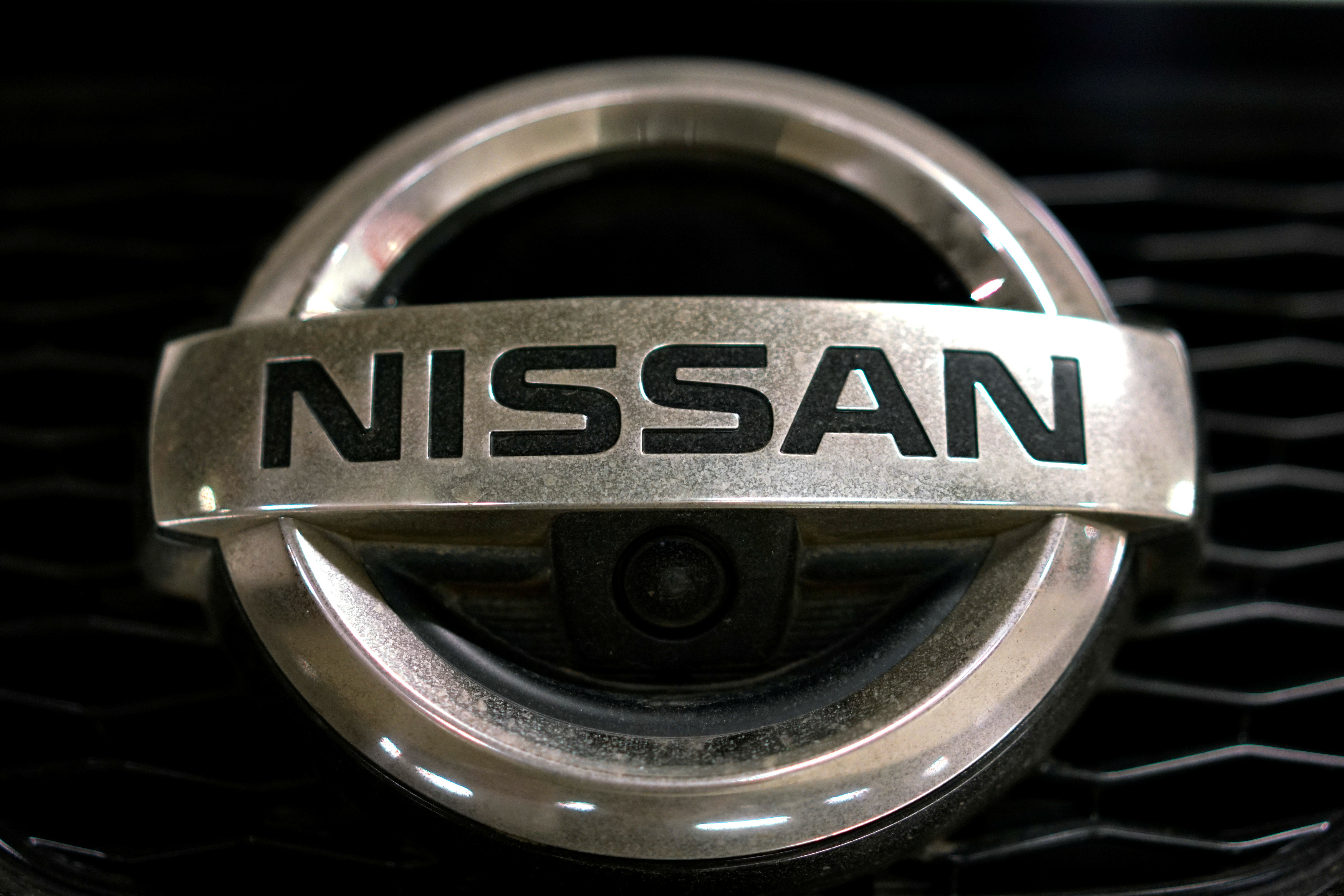 View shows Nissan logo in Moscow