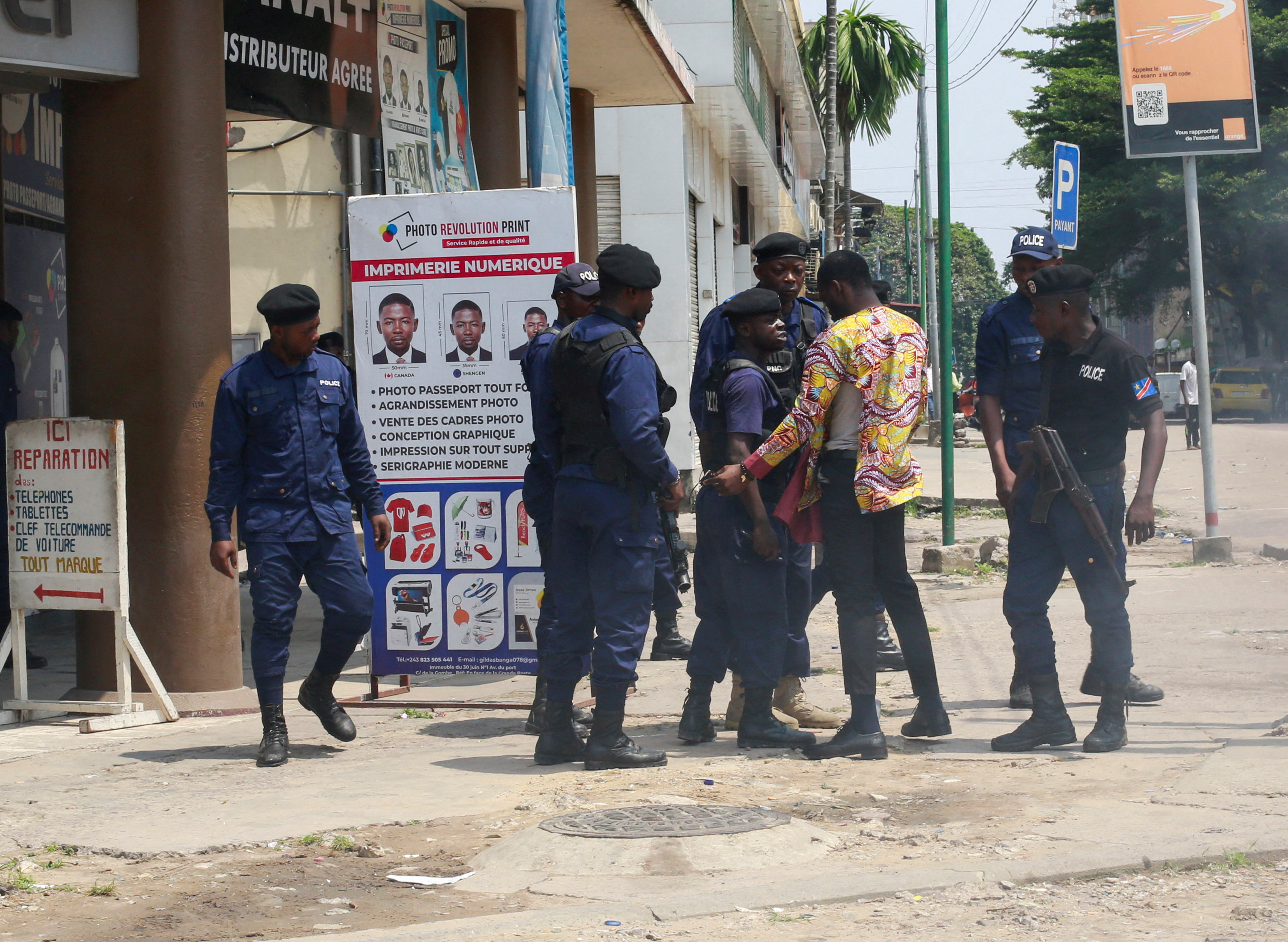 DR Congo protests: Police fire tear gas to disperse anti-Western  demonstrations in Kinshasa