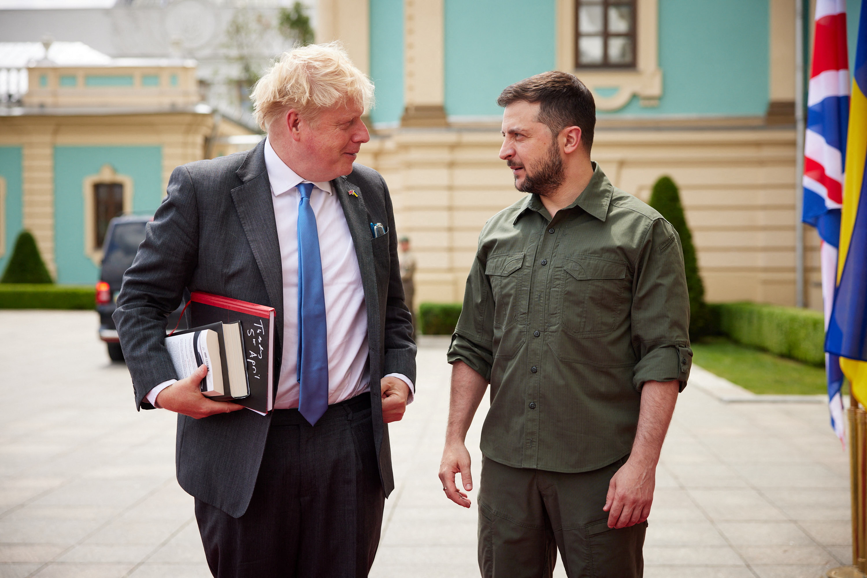 British PM Johnson visits Kyiv