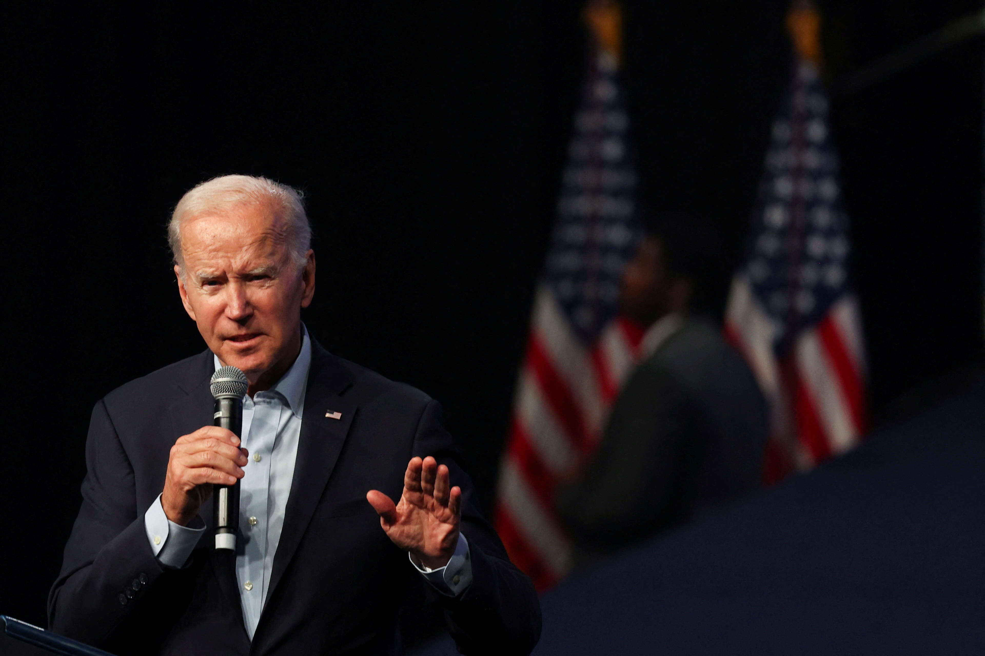 U.S. President Joe Biden campaigns ahead of midterm elections, in Pennsylvania