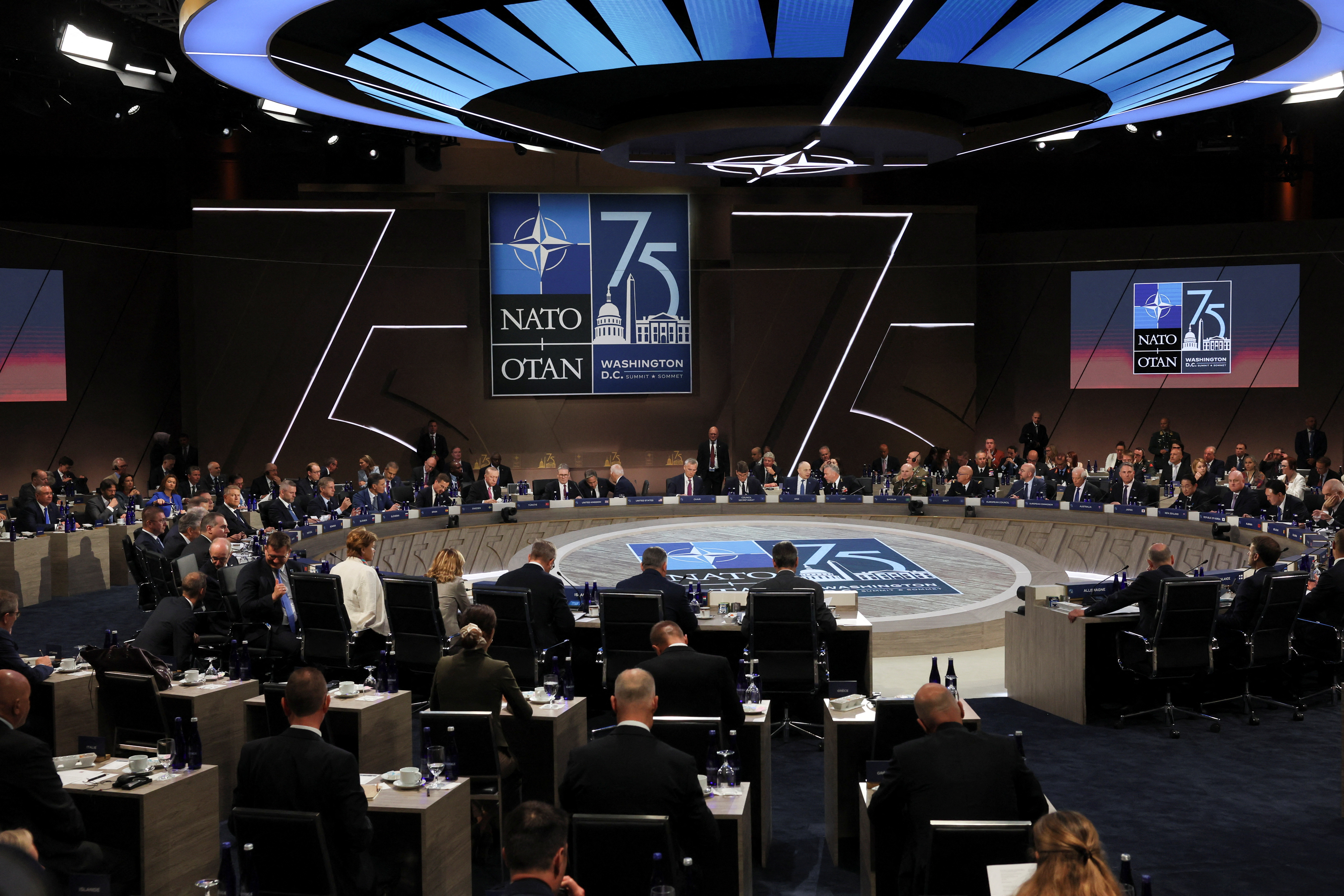 Working session at NATO's 75th anniversary summit in Washington