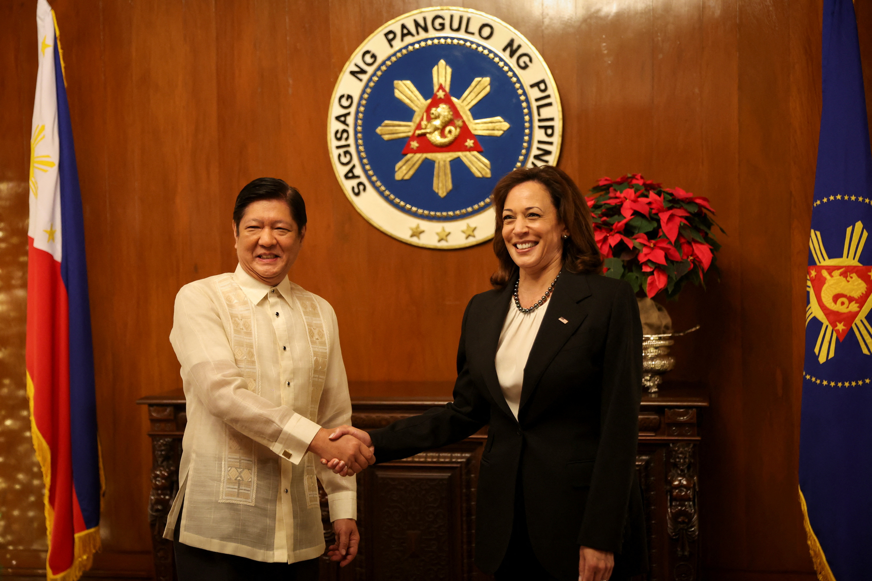 U.S. Vice President Kamala Harris meets with Philippines President Ferdinand 