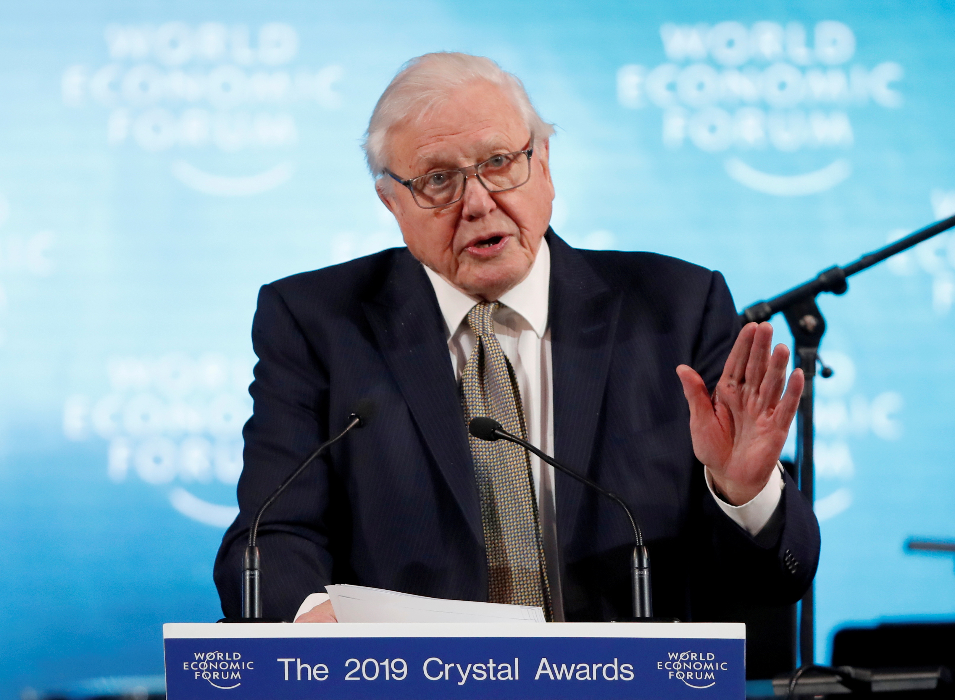 Opening ceremony of the 2019 World Economic Forum (WEF) in Davos