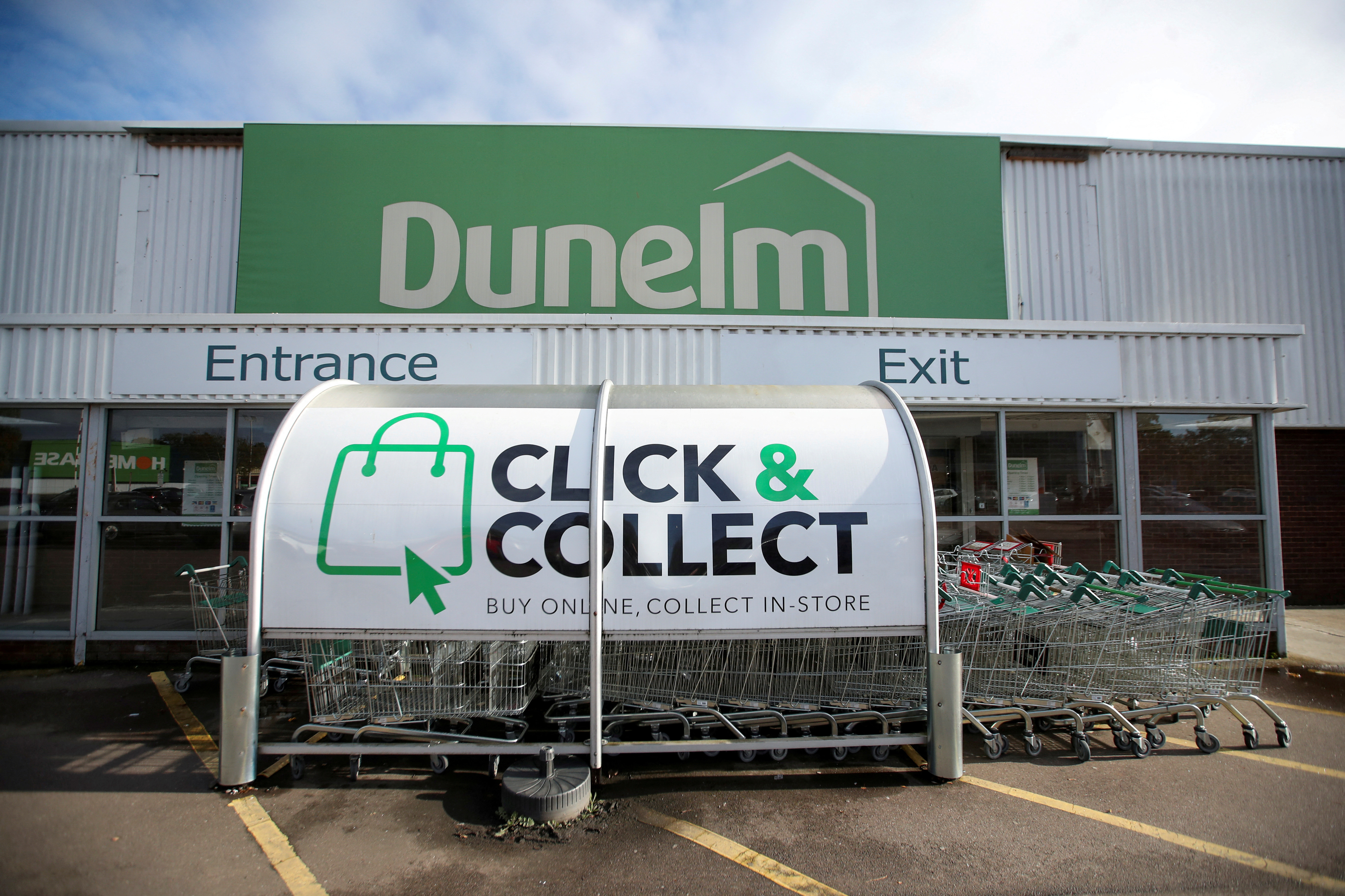 A view shows a Dunelm store in St Albans