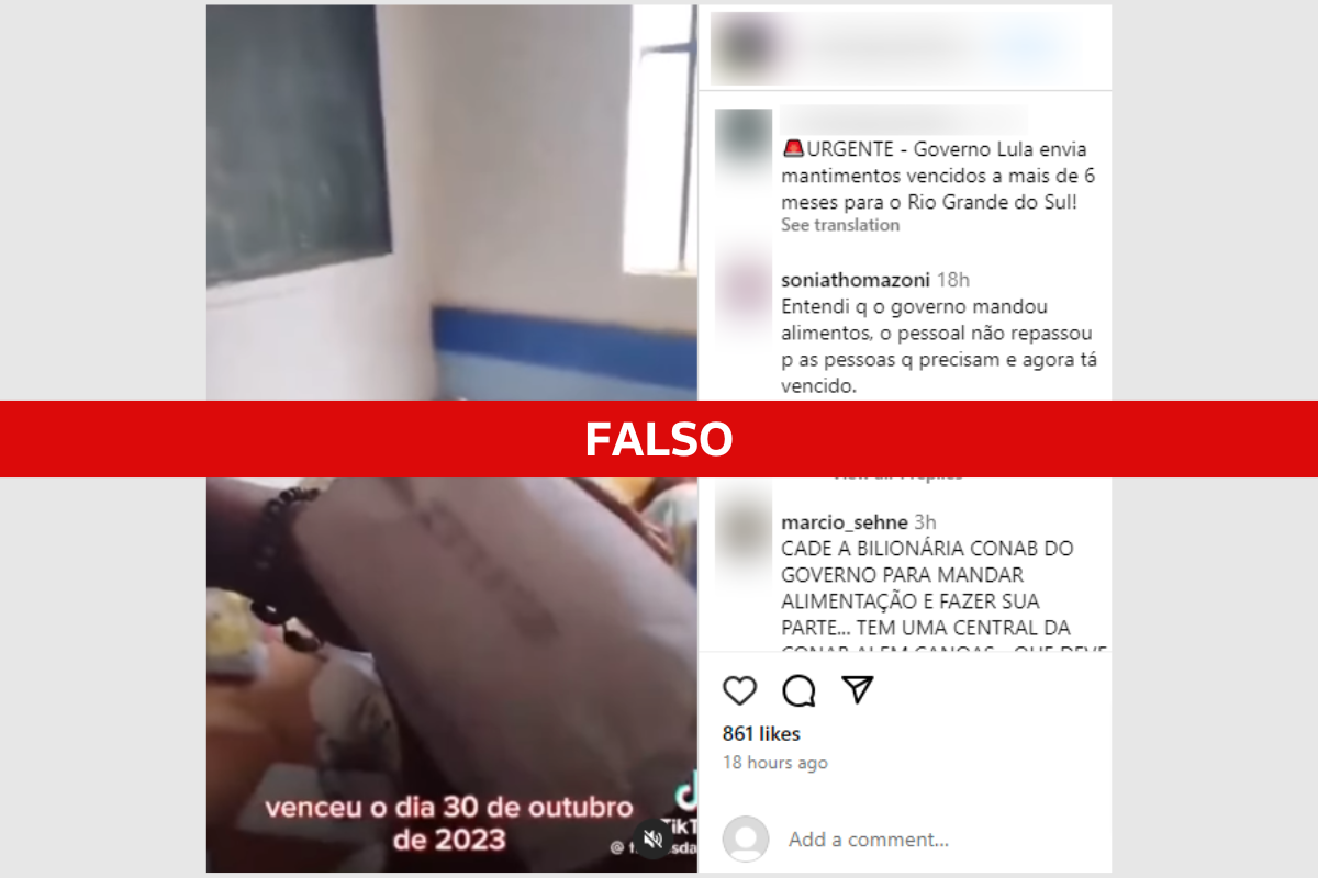 Checagem de fatos: Vídeo de alimentos vencidos não tem relação com  enchentes no RS | Reuters