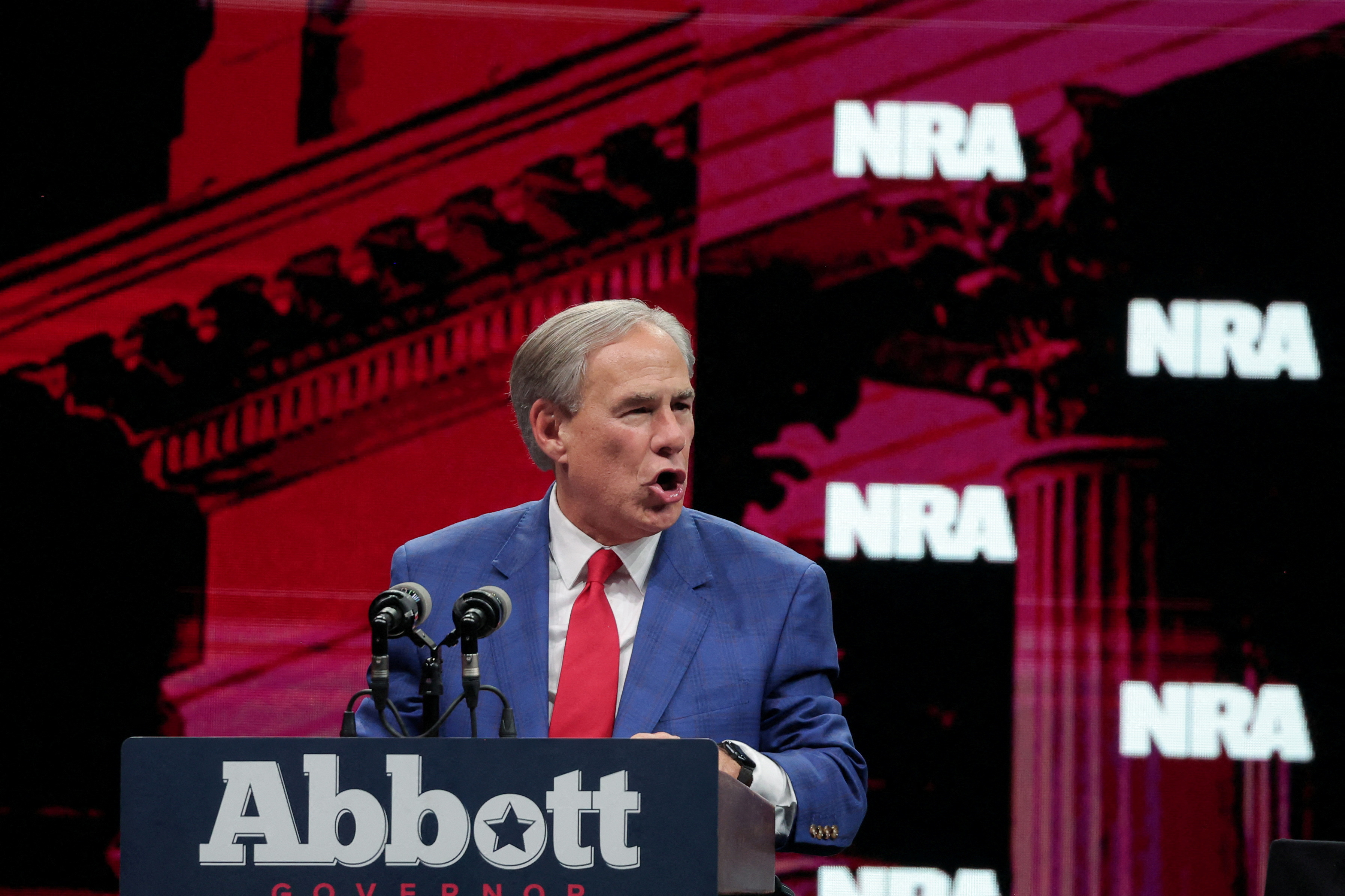 The National Rifle Association (NRA) annual meeting in Dallas