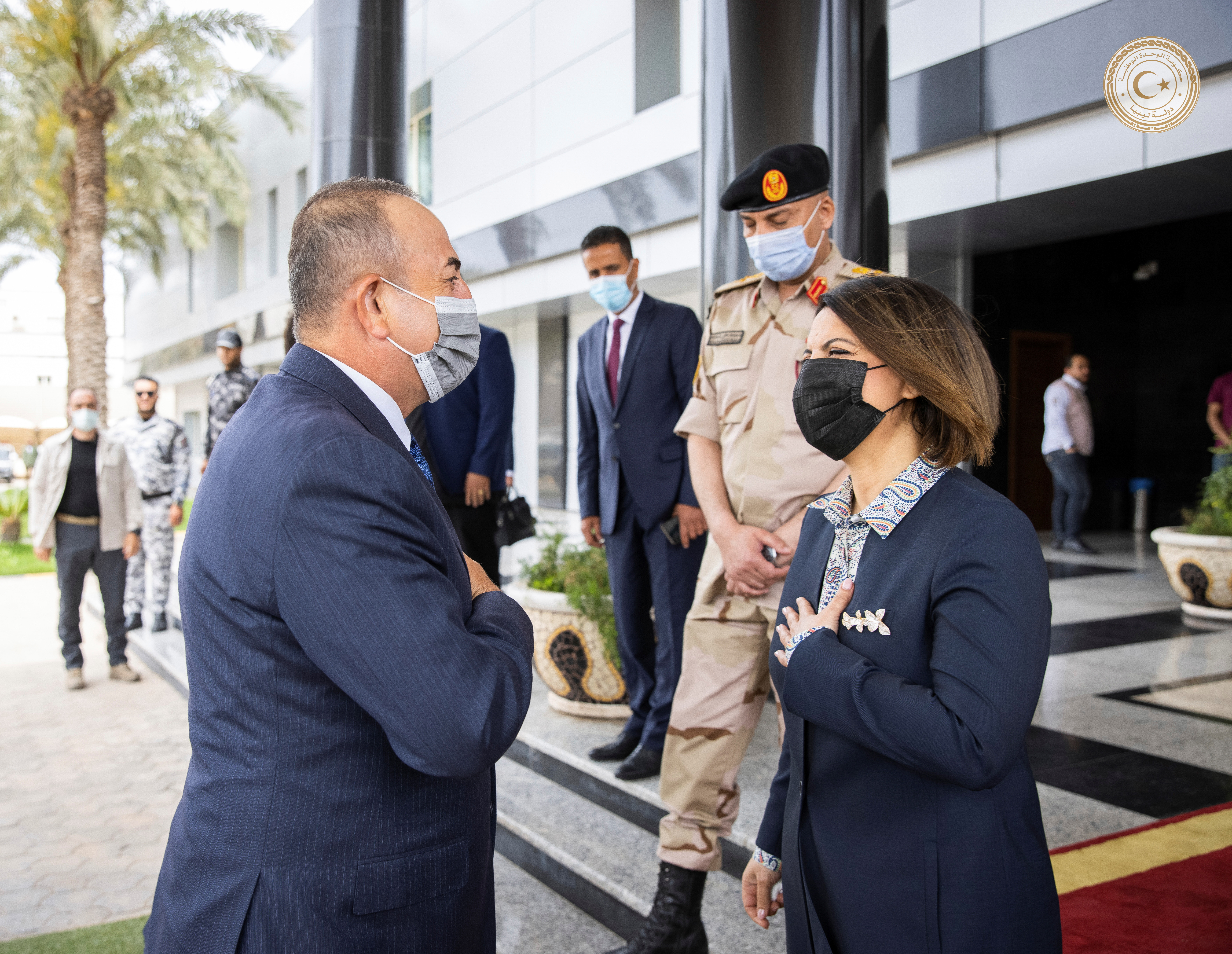 Turkish Foreign Minister Mevlut Cavusoglu visits Libya