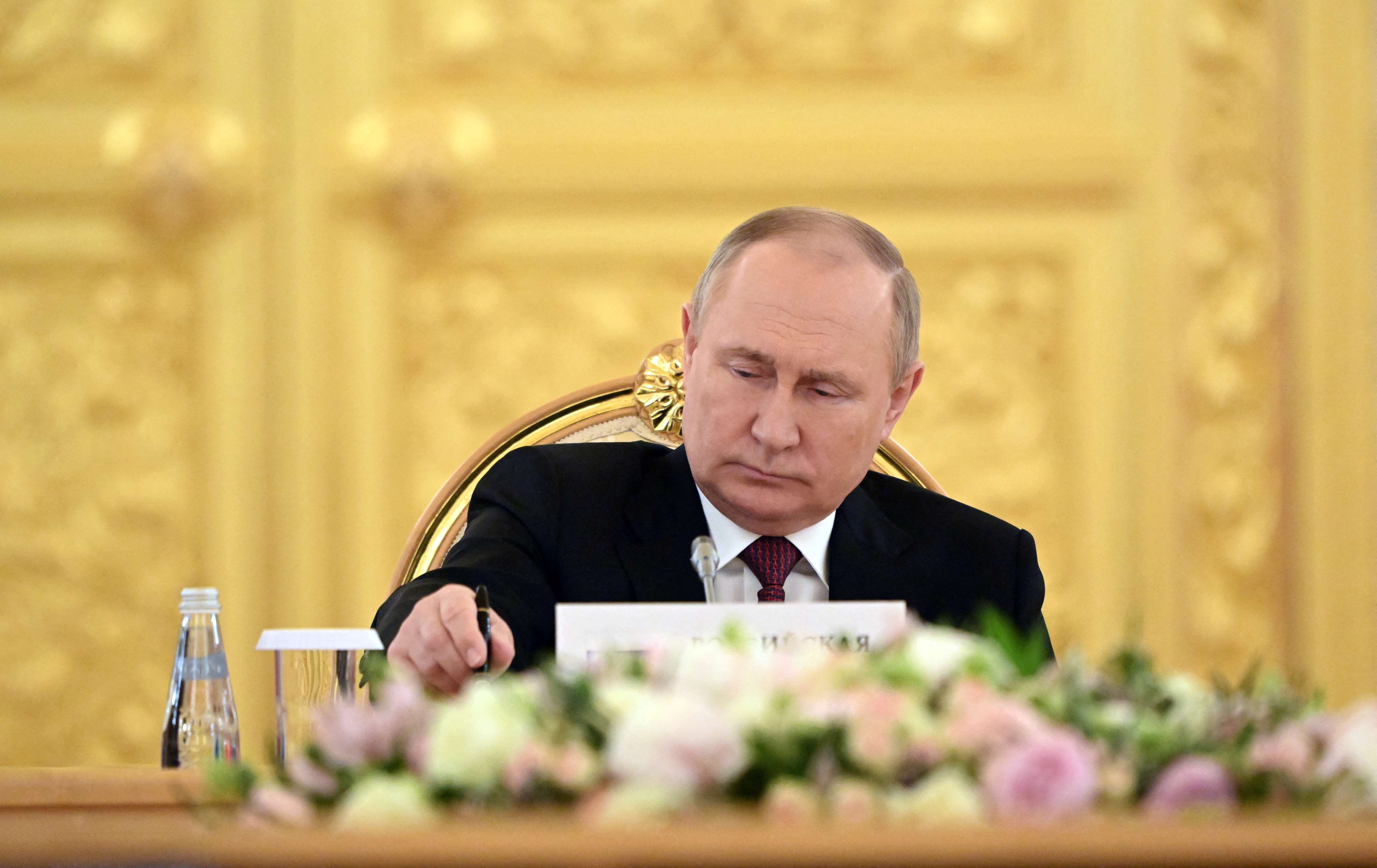 Russian President Putin attends CSTO summit in Moscow