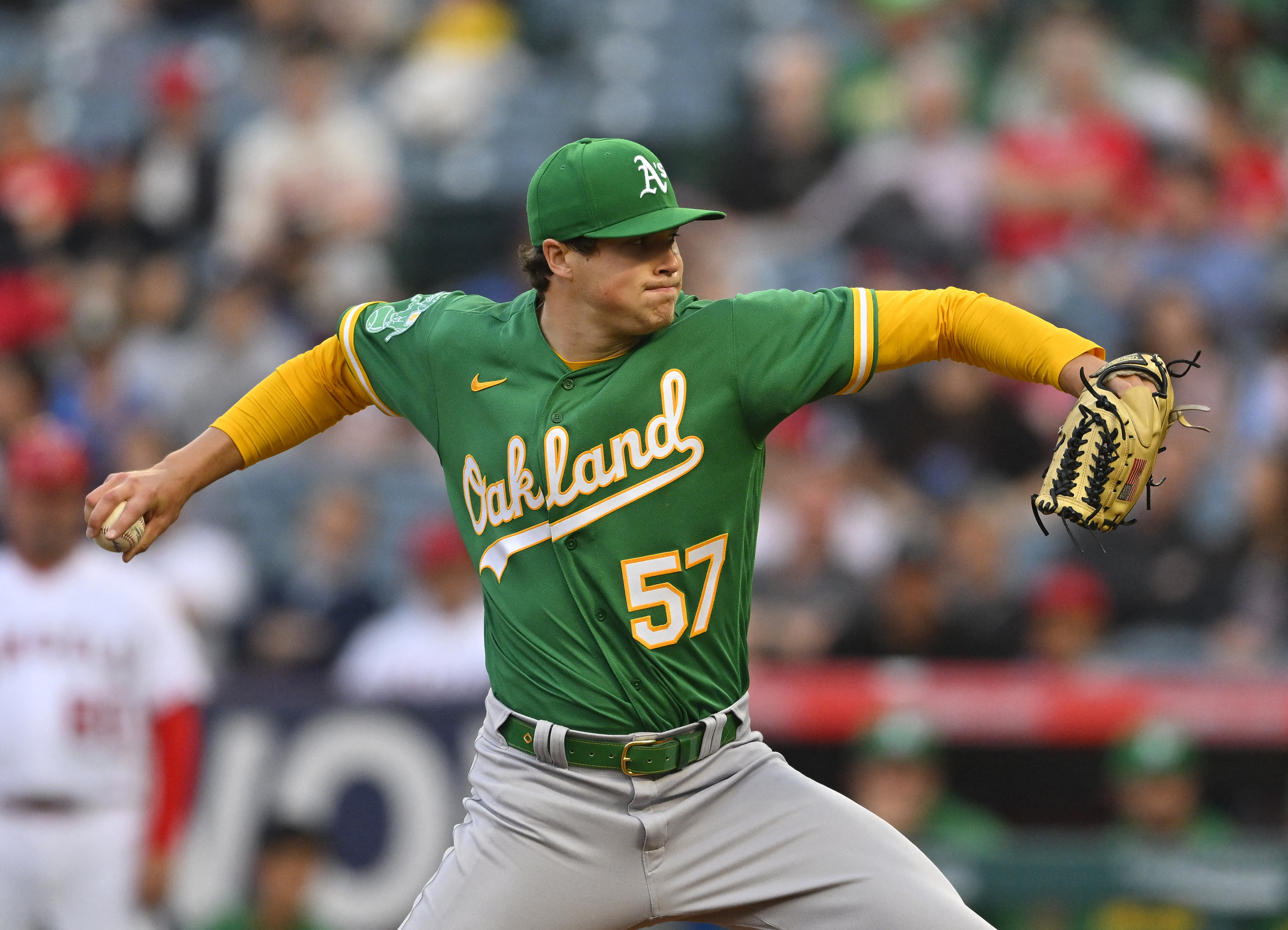 Angels' bullpen shuts down A's to seal win