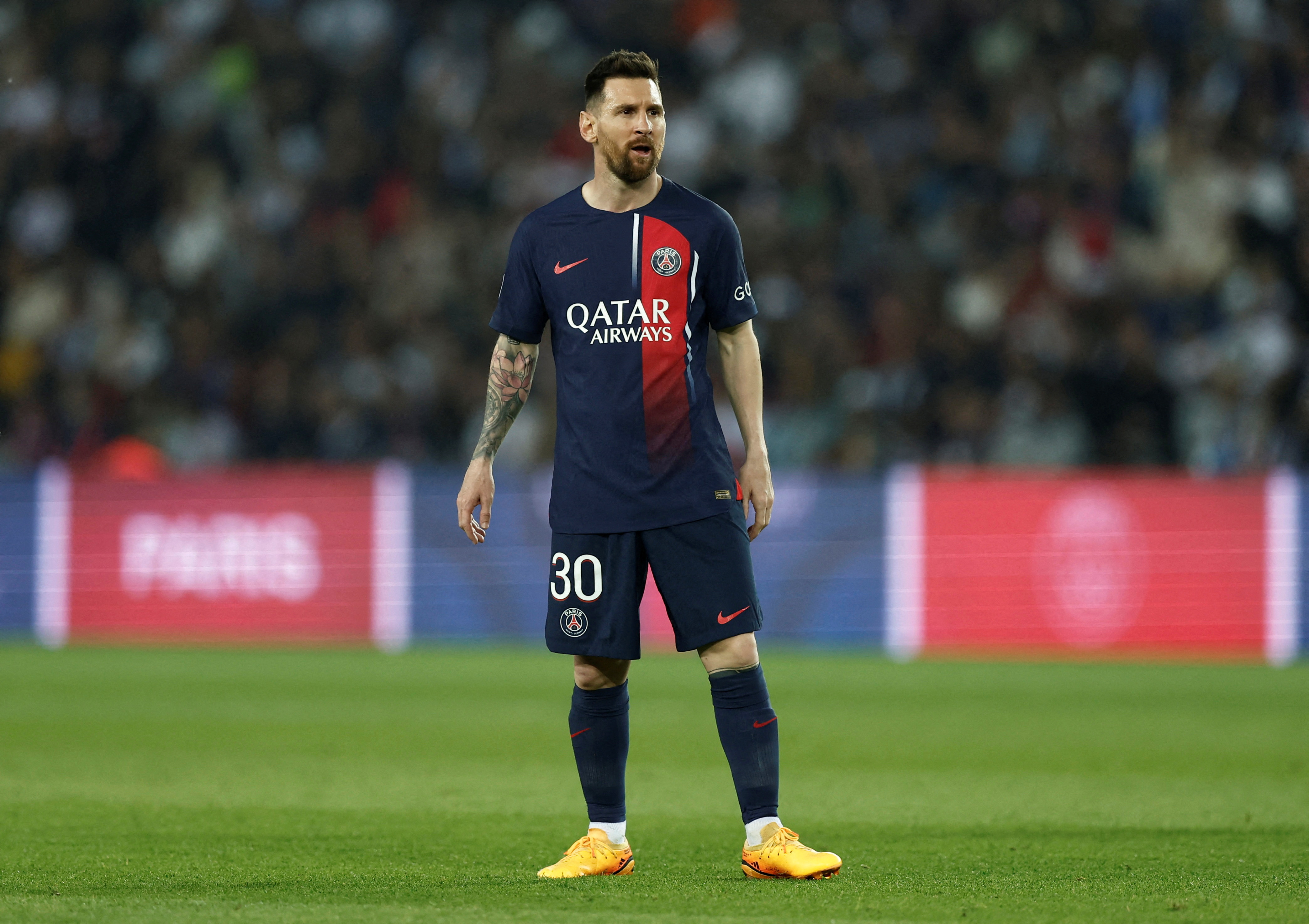 Lionel Messi Gets Grand Welcome At PSG Team He Chose No. 30