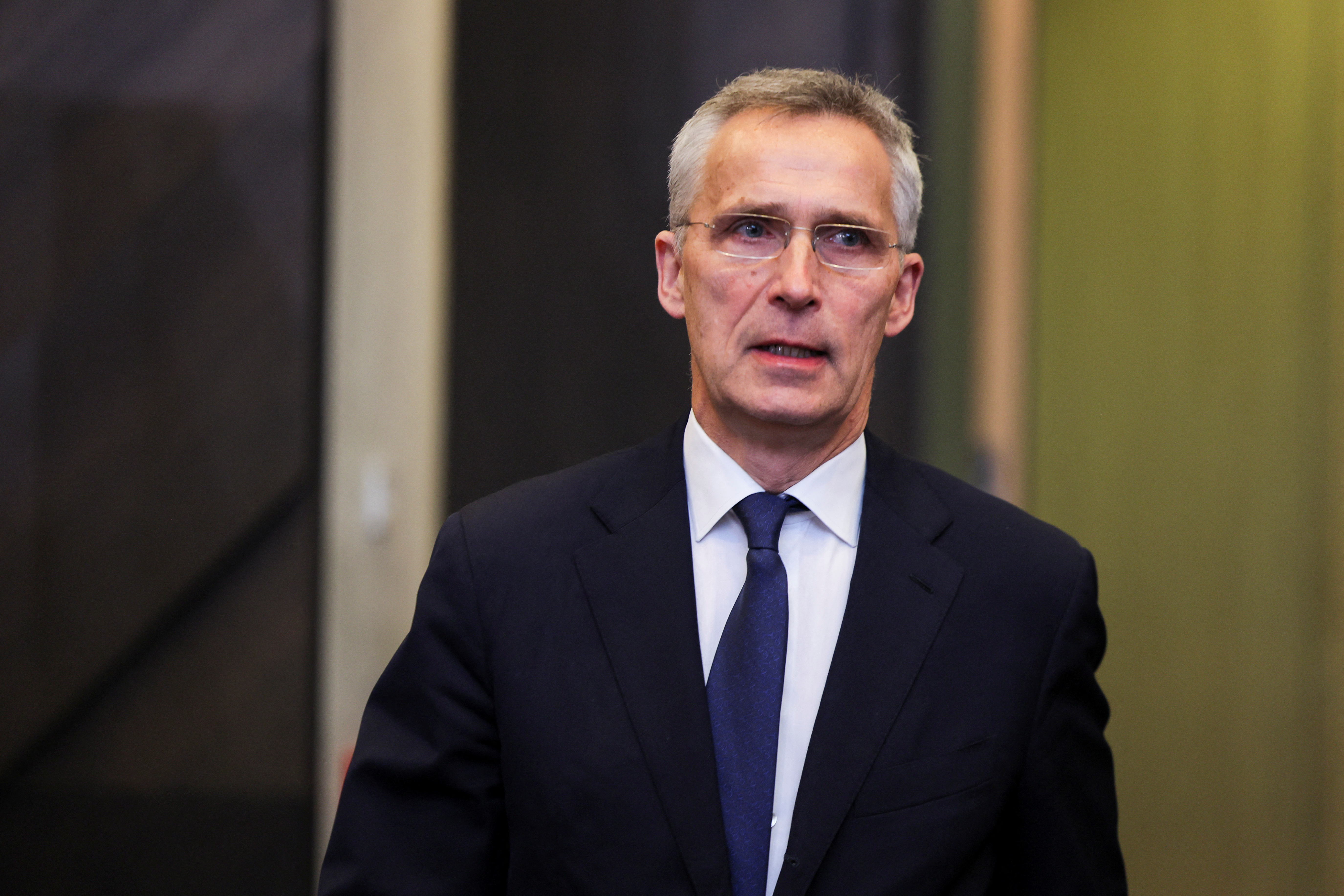 NATO foreign ministers and Ukrainian foreign minister meet in Brussels