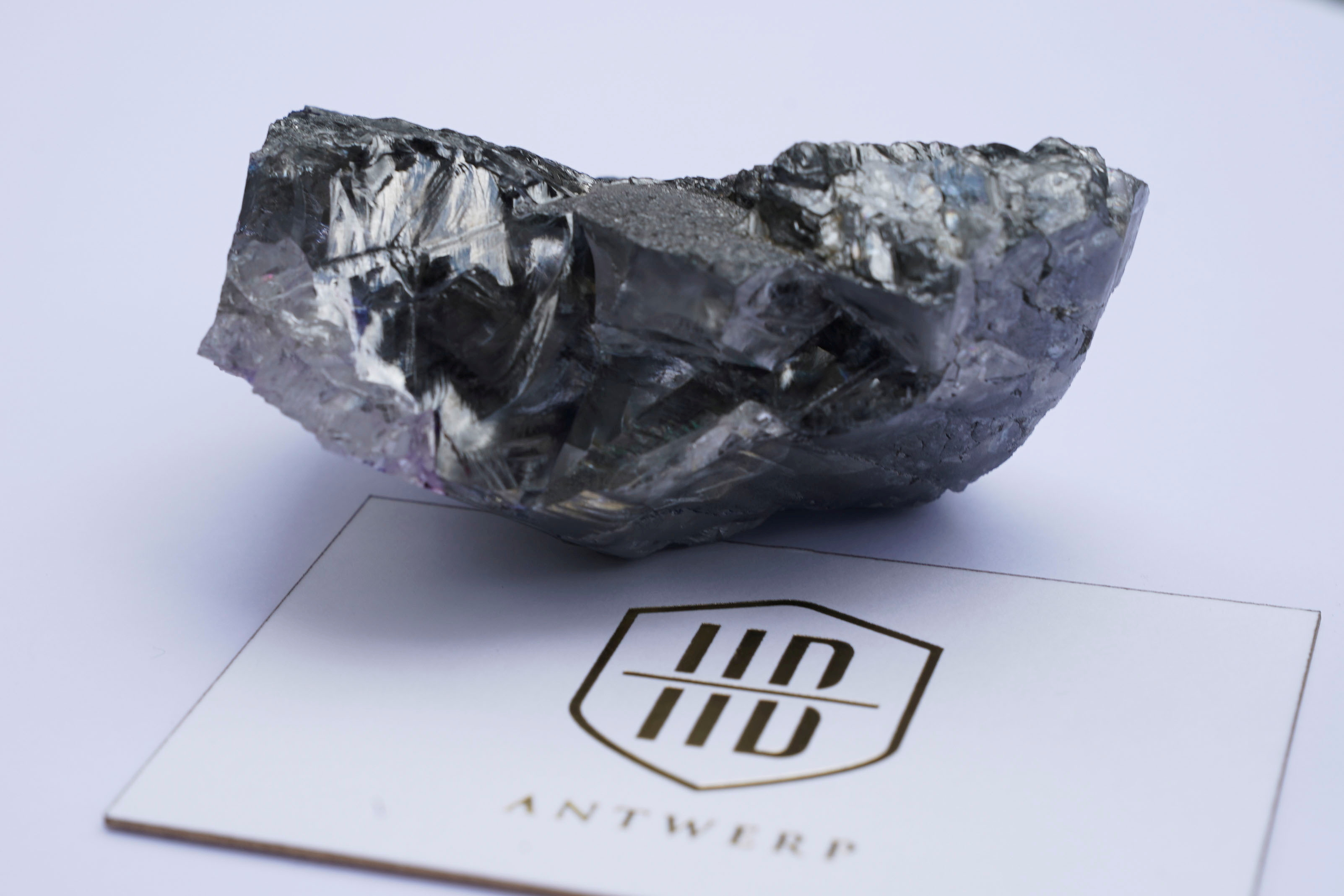 Rough Diamond Precious Stone In Mines Concept Of Mining And