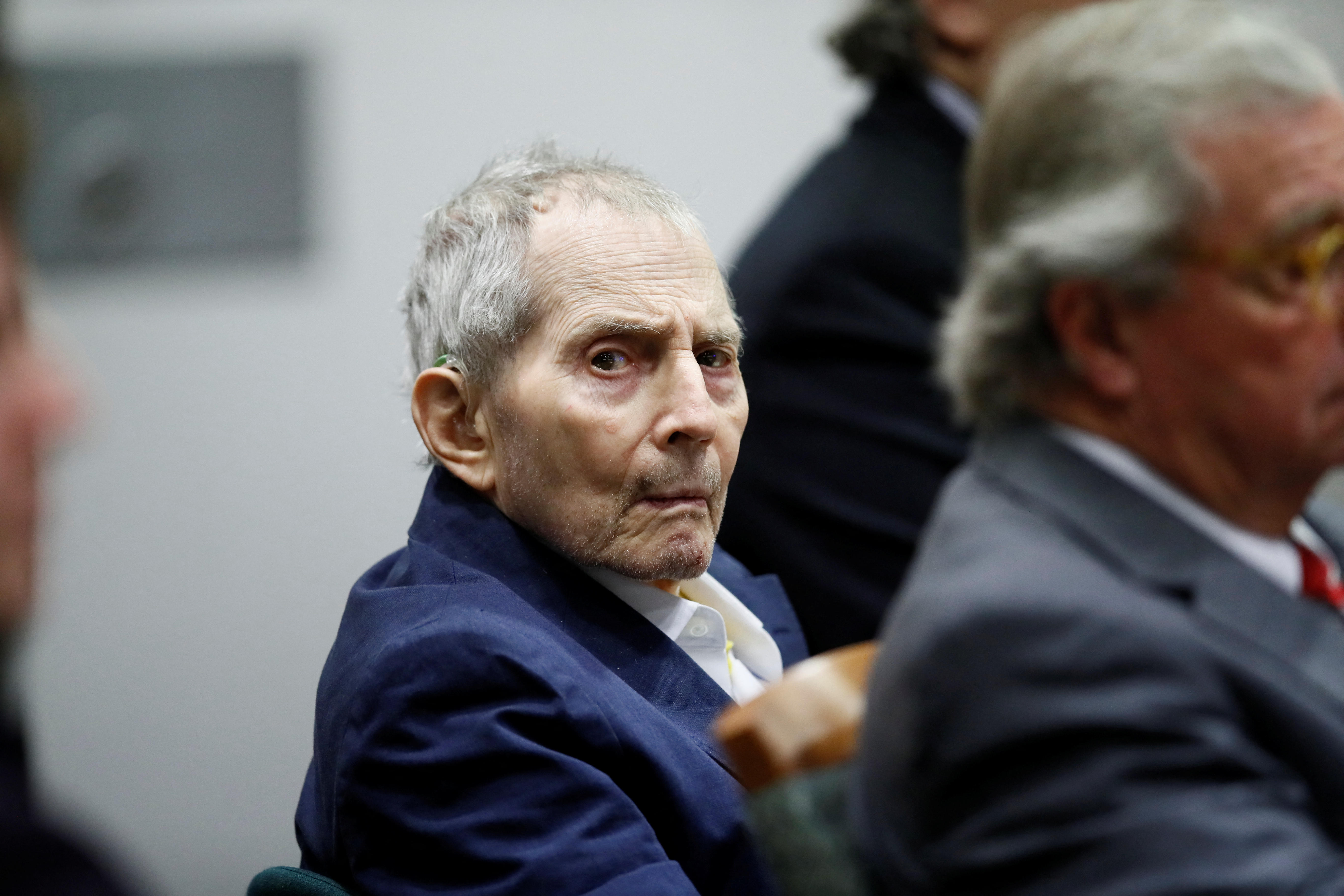 Robert Durst sits for opening statements in his murder trial in Los Angeles