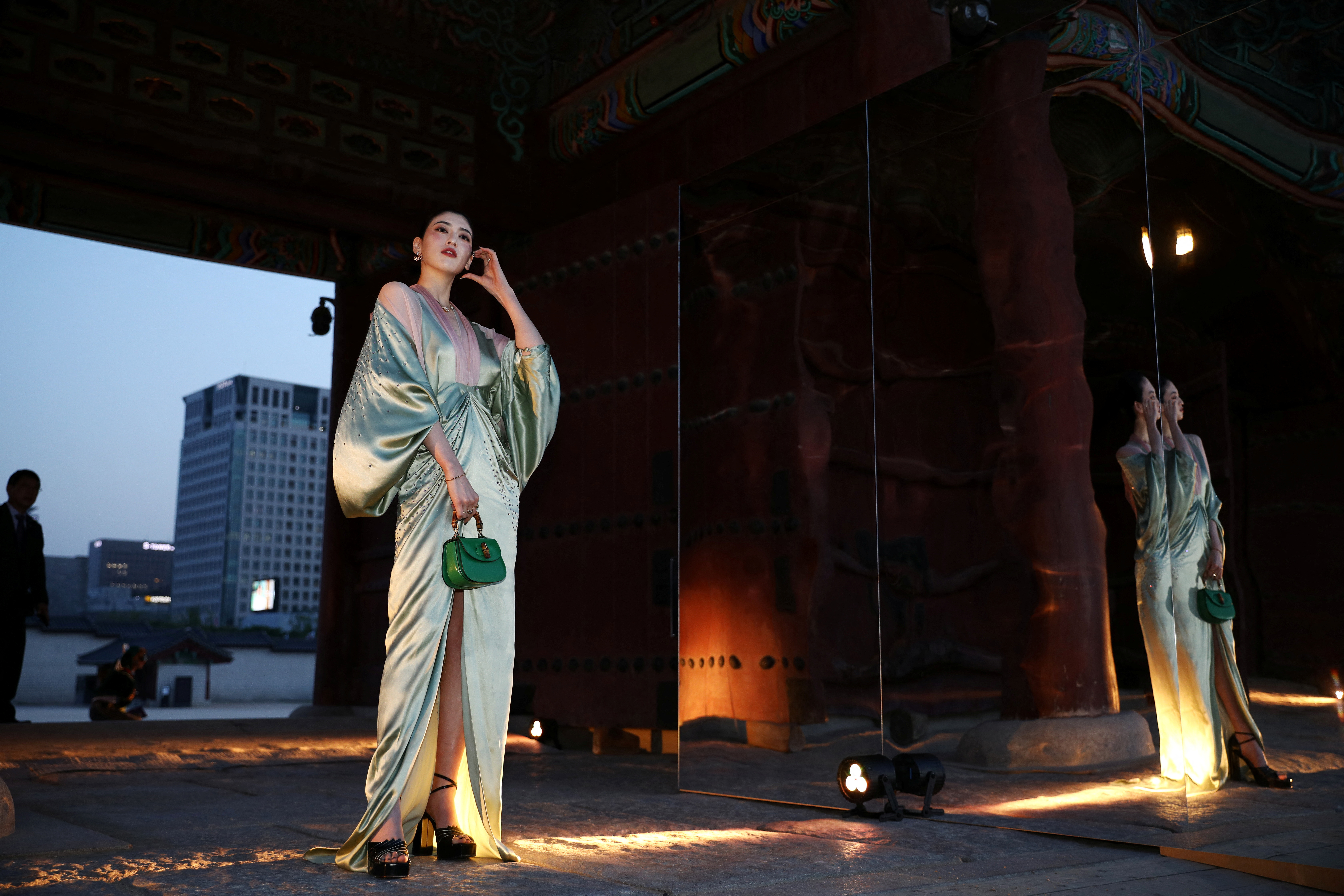 Gucci holds Asia's first cruise collection show at Seoul royal palace