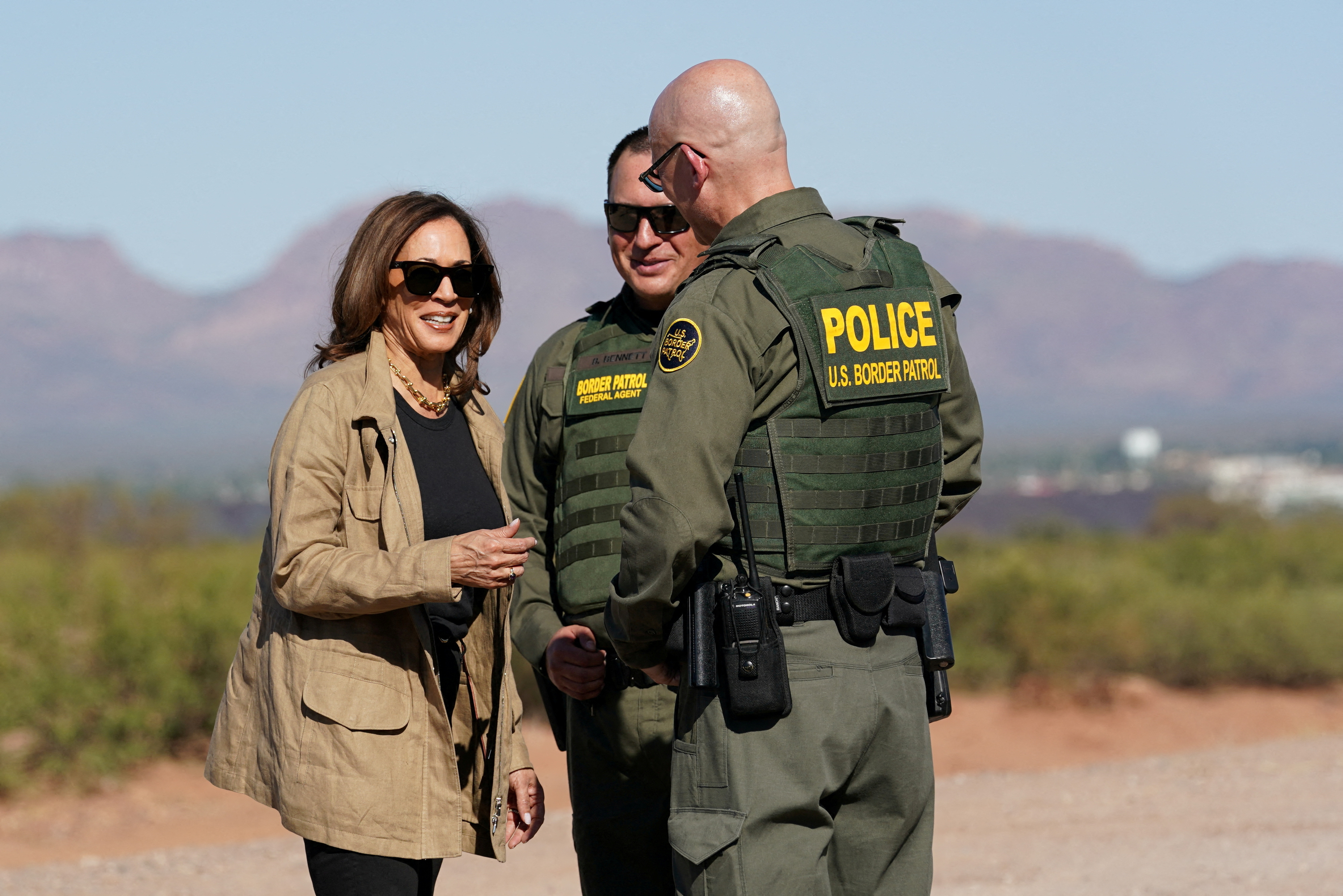 Harris promises tougher immigration, fentanyl controls at border | Reuters