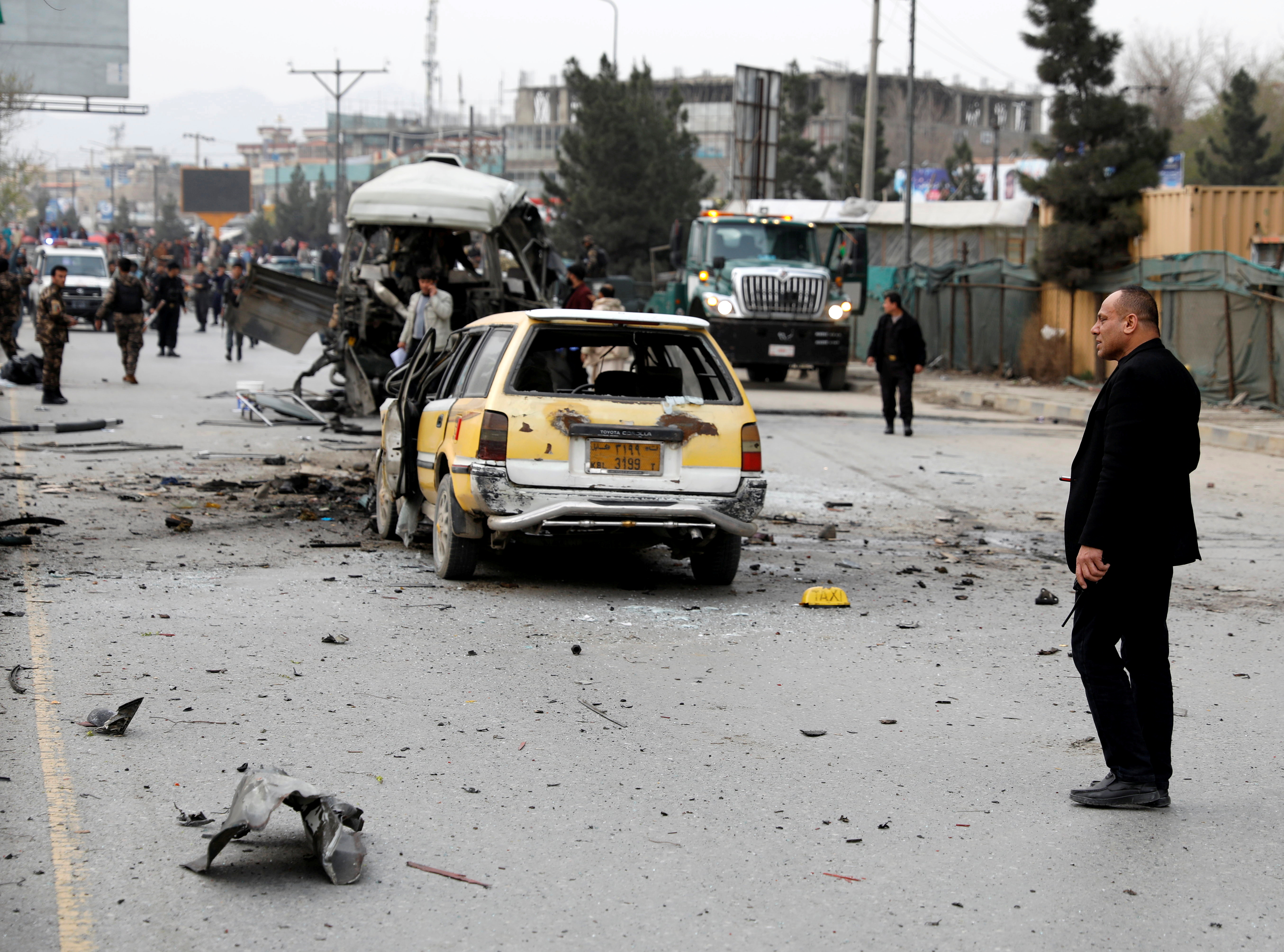 Wrecked Cars in the US Transported to Afghanistan