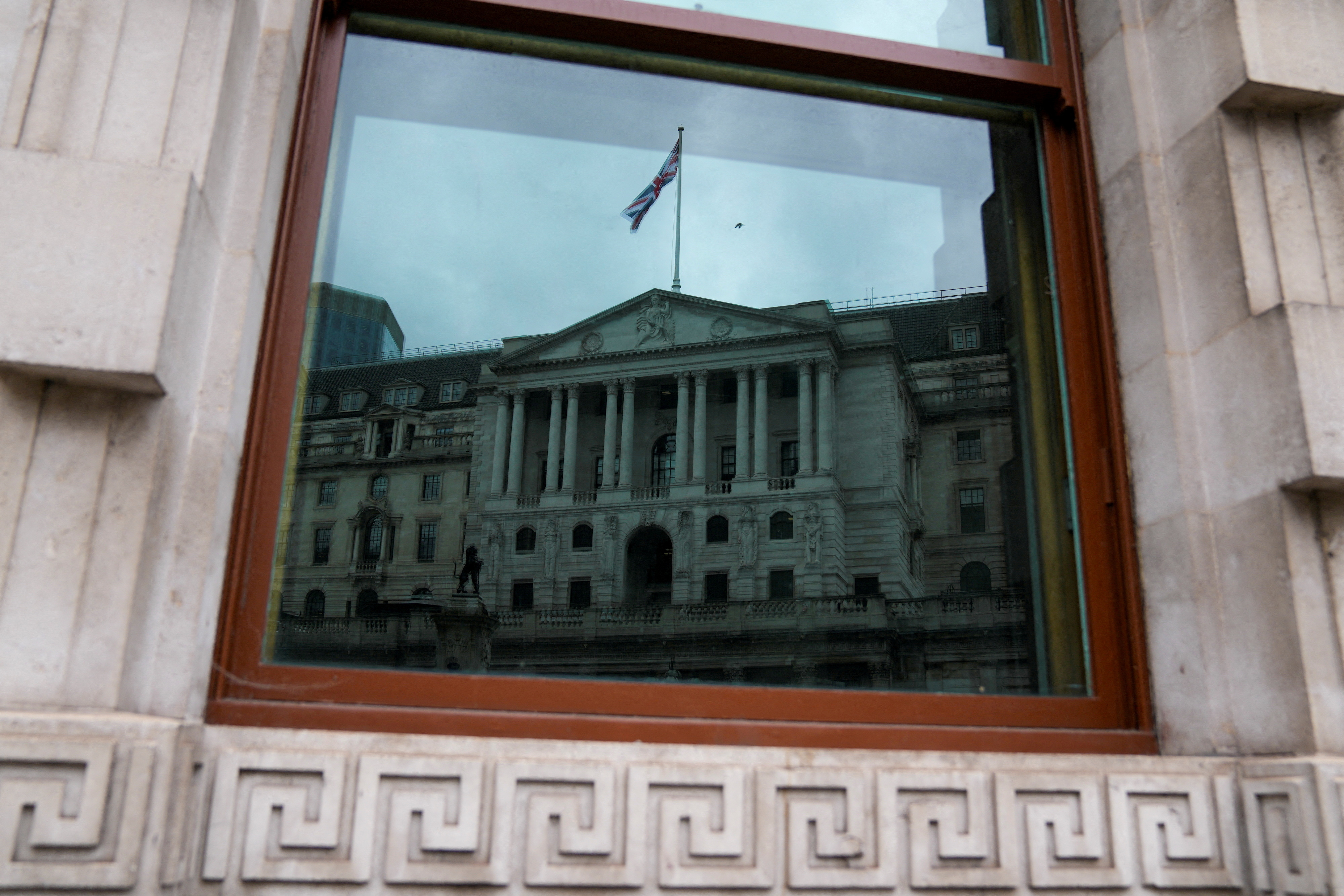 Bank of England building, in London