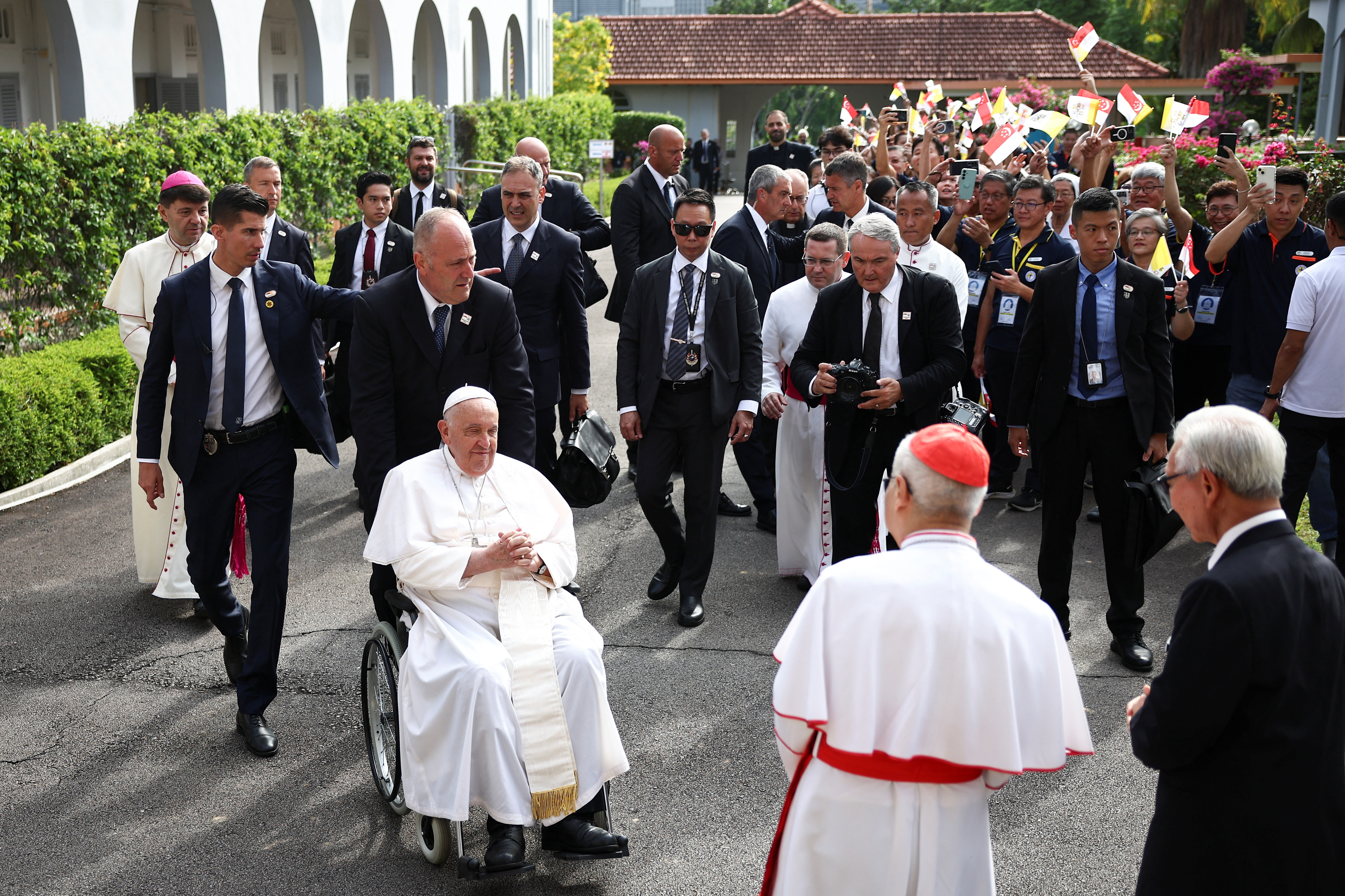 Pope Francis visits Singapore