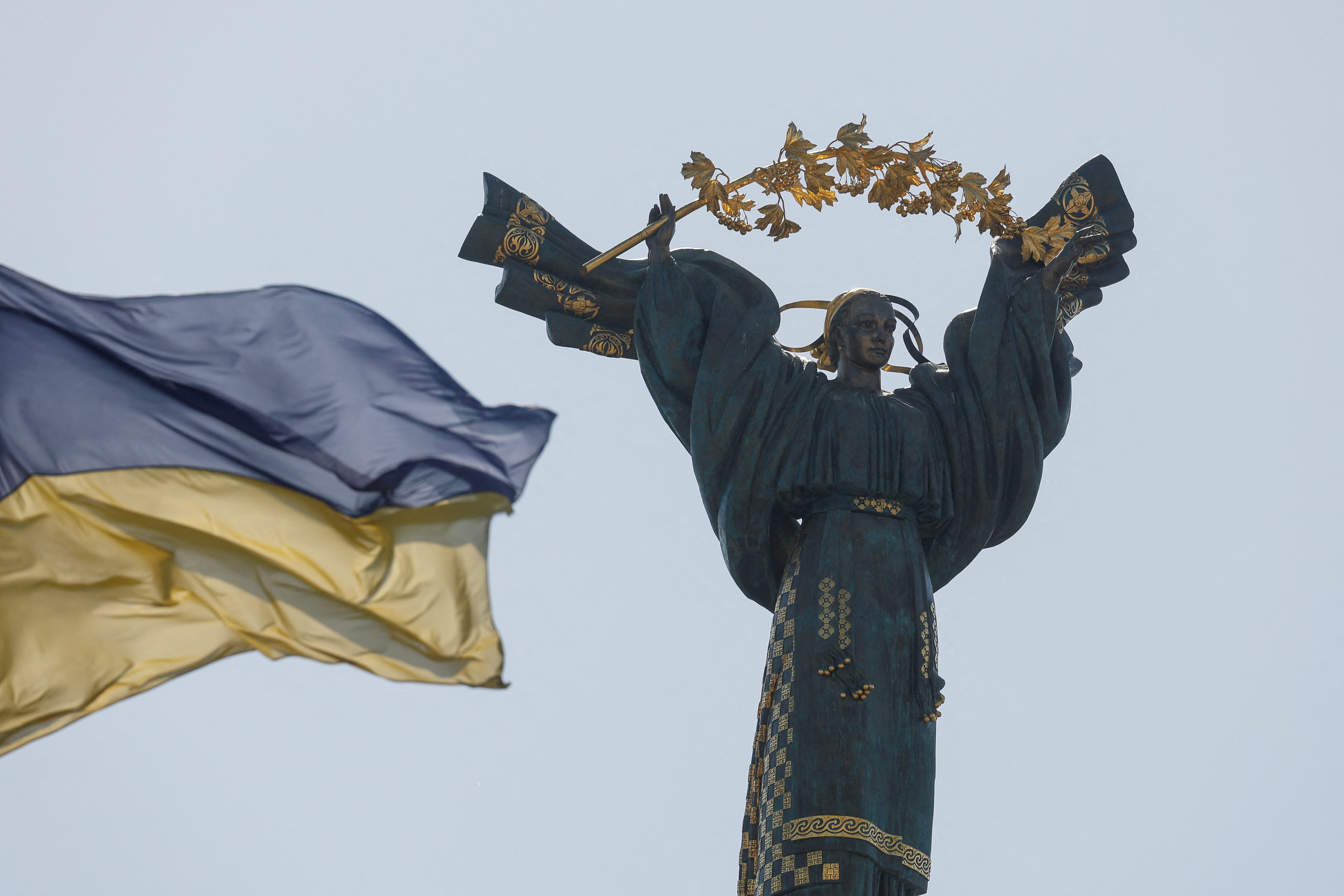 The celebration of the Independence Day in Kyiv