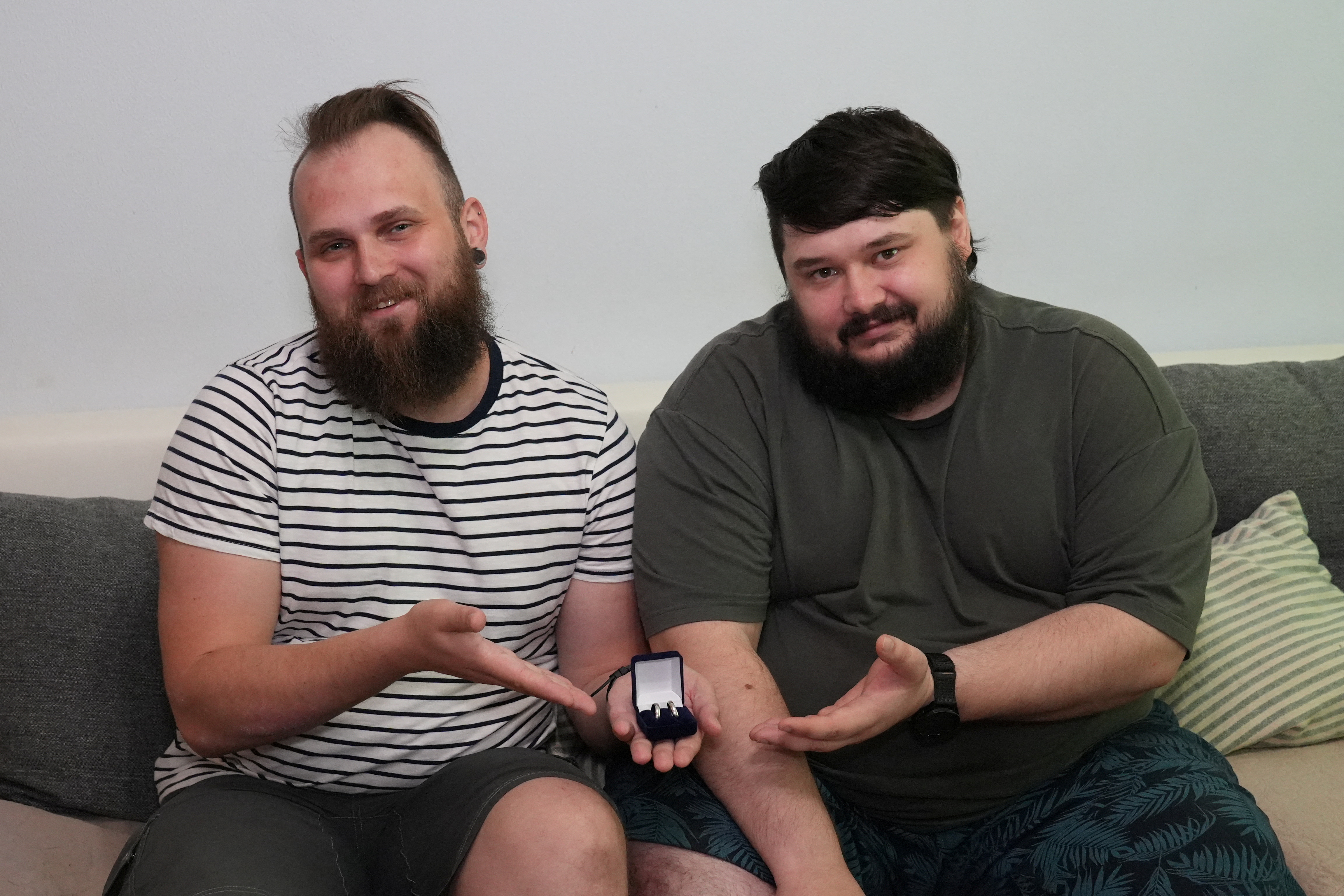 Latvian couple become first to register same sex partnership under  