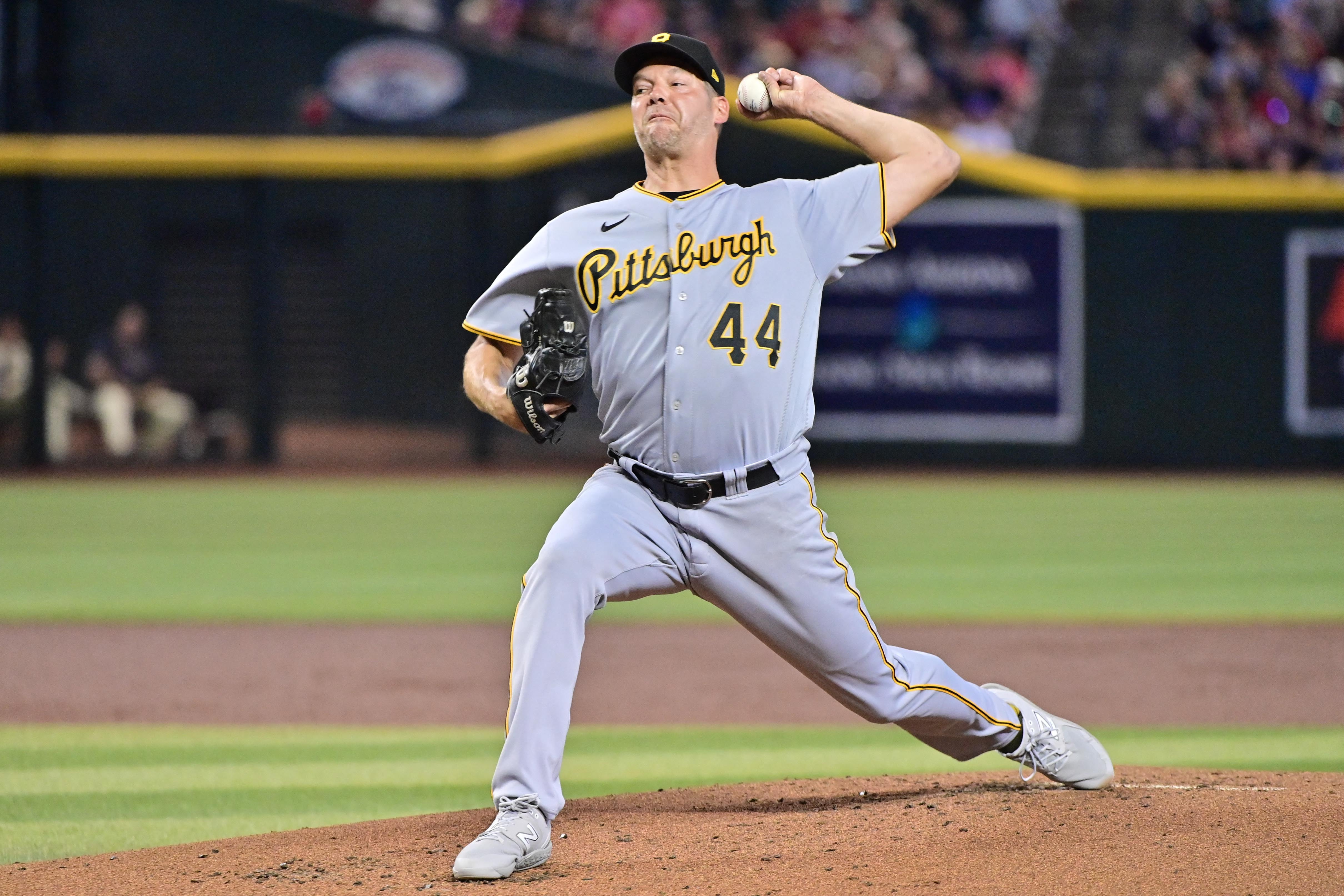 PHOENIX, AZ - JULY 09: Arizona Diamondbacks starting pitcher Zac Gallen  (23) waves after being announced as an 2023 All Star during a baseball game  between the Pittsburgh Pirates and the Arizona