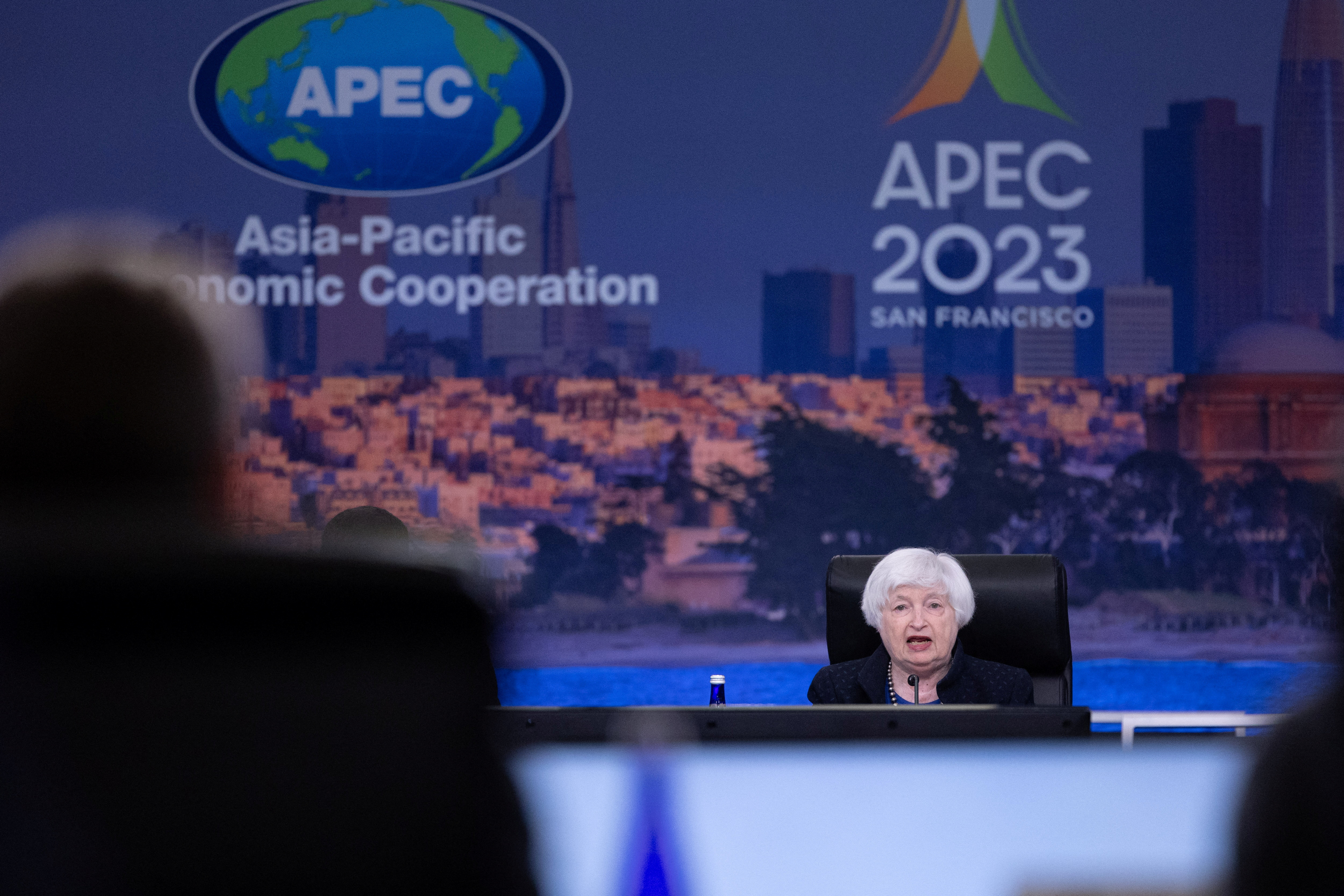 US Treasury Secretary Janet Yellen hosts Finance Ministers' Meeting Plenary at APEC