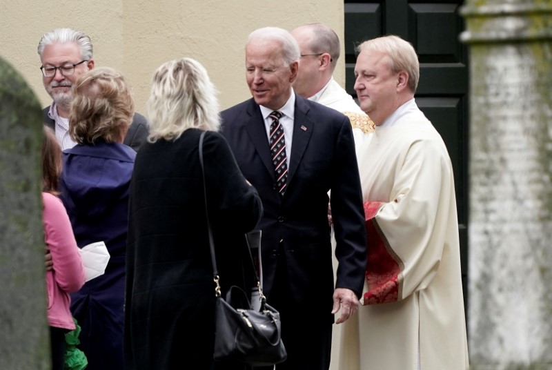 U.S. bishops to discuss Communion rules that may rebuke Biden for abortion  views | Reuters