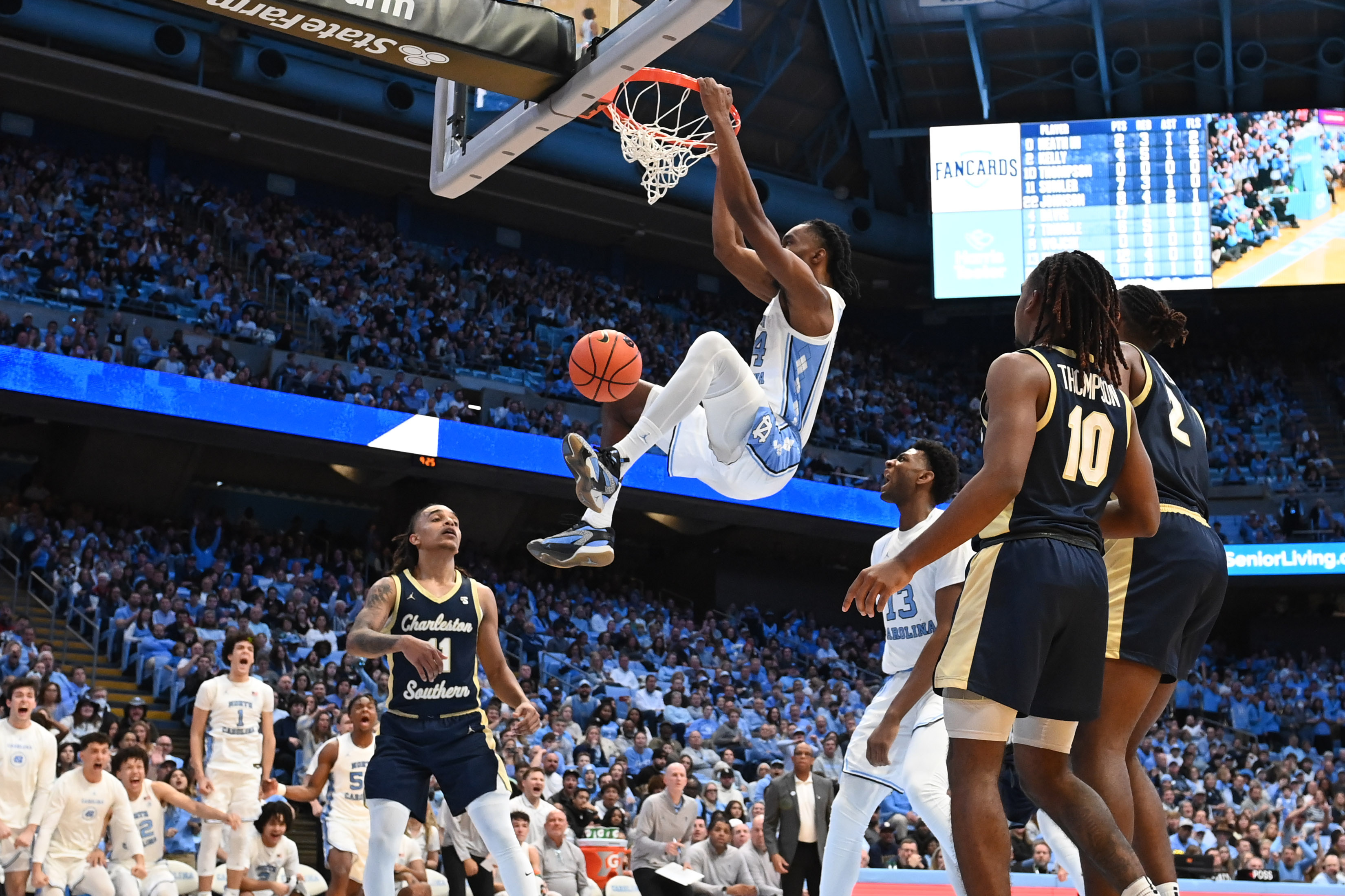 No. 9 North Carolina Overpowers Charleston Southern | Reuters