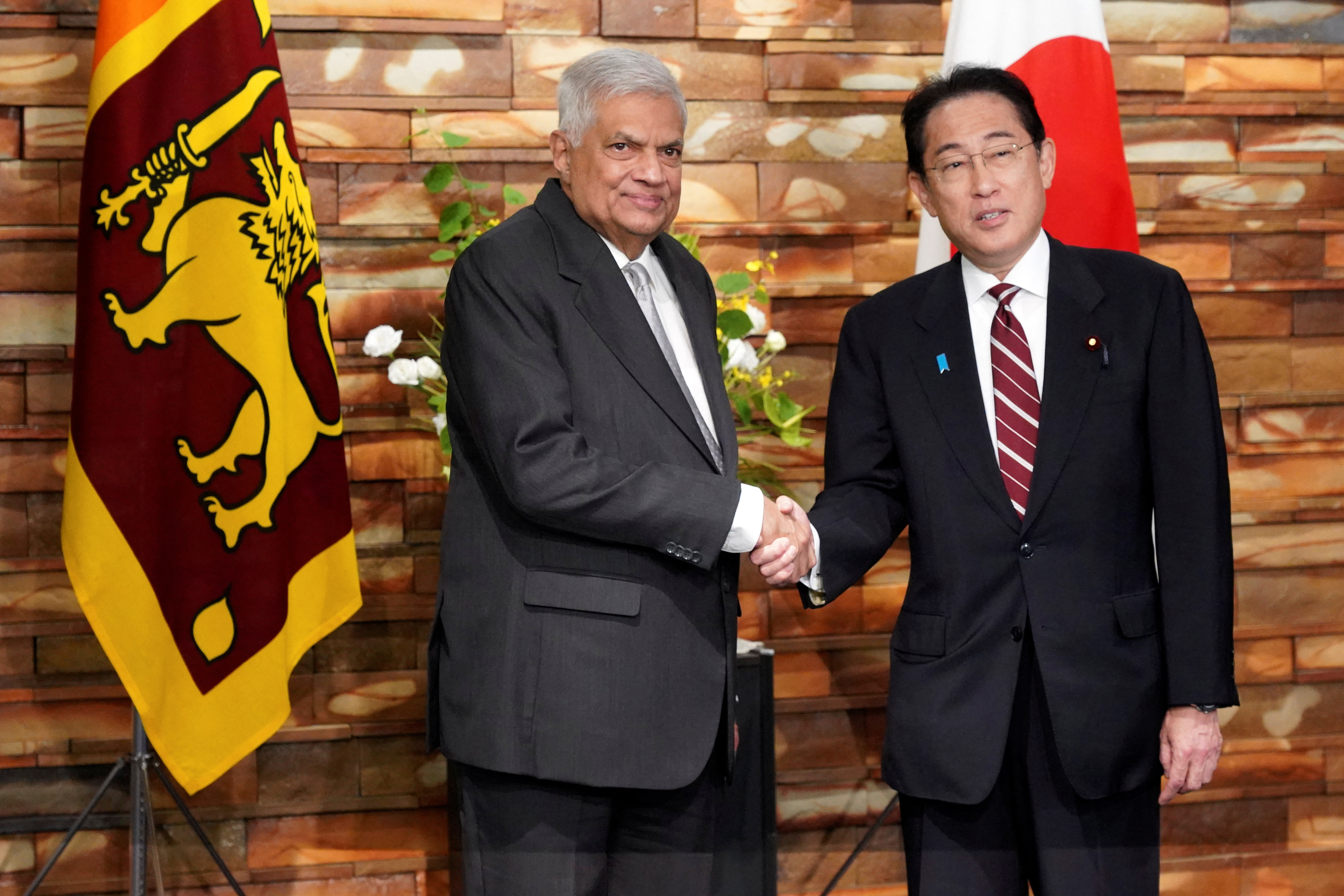 Sri Lankan president Ranil Wickremesinghe visits Japan