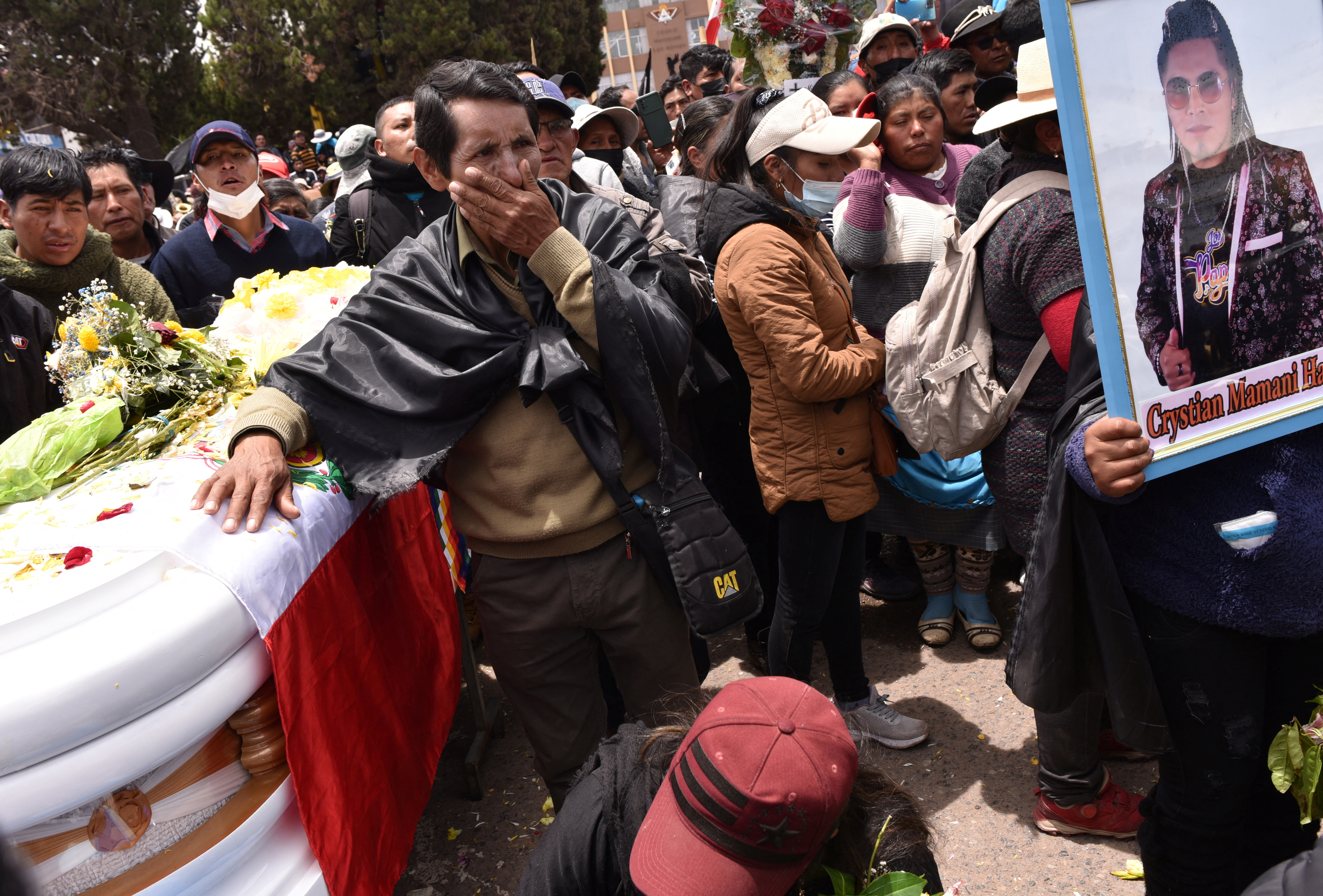 Peru families mourn the death of protest victims in Juliaca