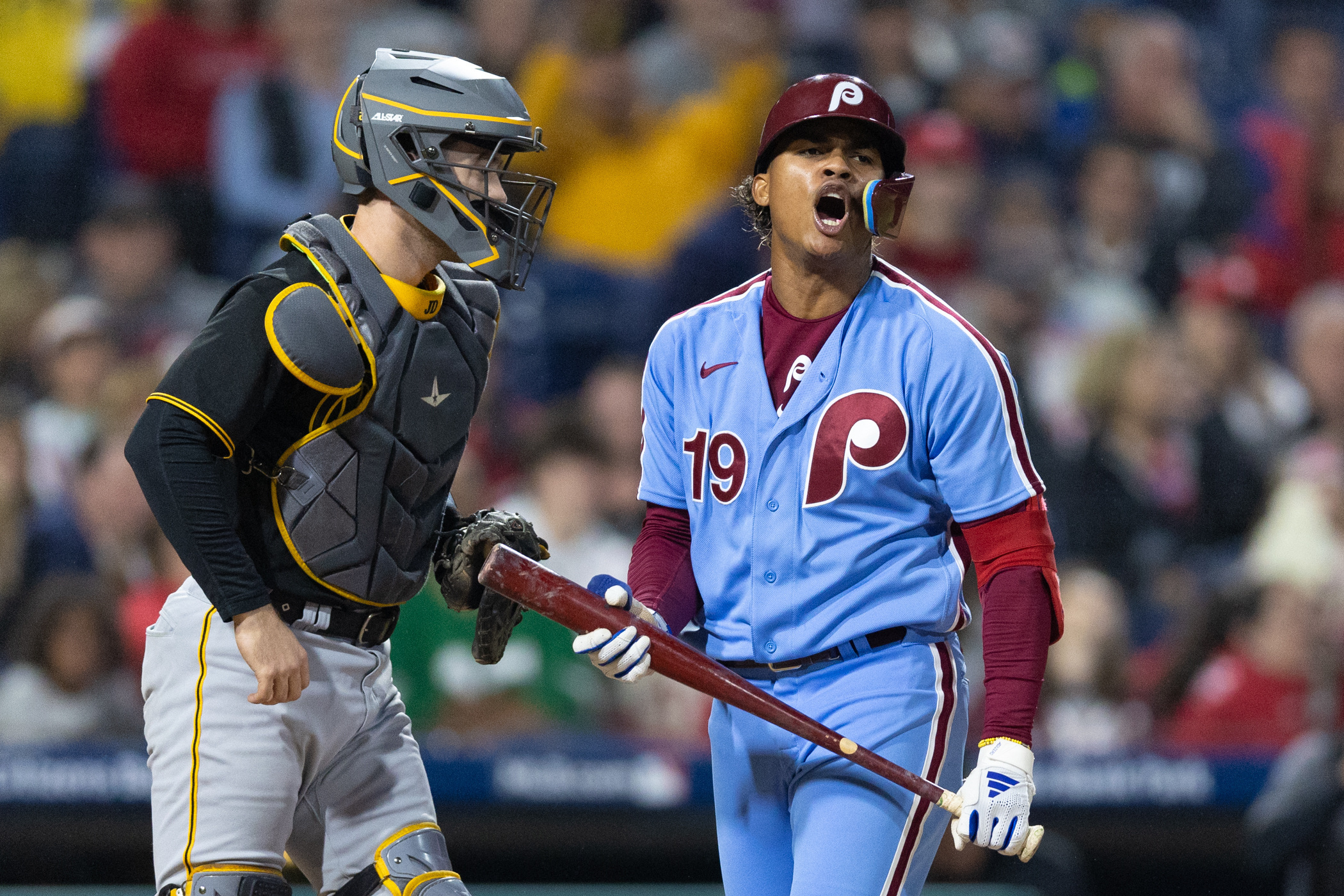 Jared Triolo, Pirates snap Phillies' 7-game win streak