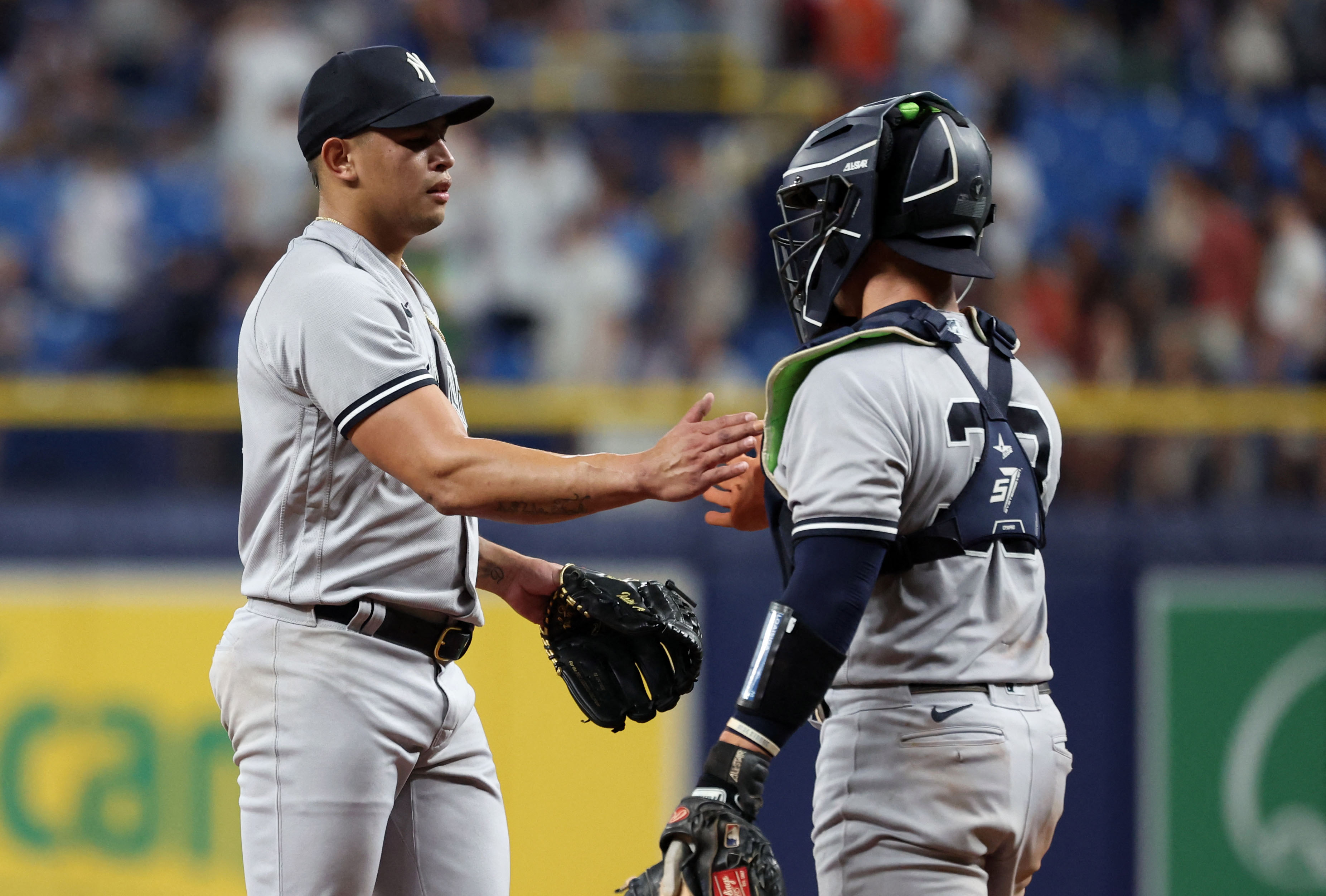 LeMahieu and Stanton homer as the Yankees beat the Royals 5-2. Cole strikes  out 10 - The San Diego Union-Tribune