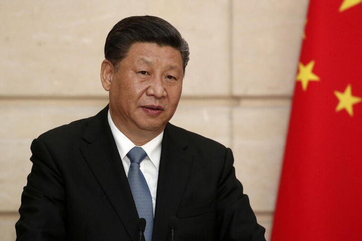 728px x 485px - China's Xi, in message to N.Korea's Kim, vows cooperation under 'new  situation' -KCNA | Reuters