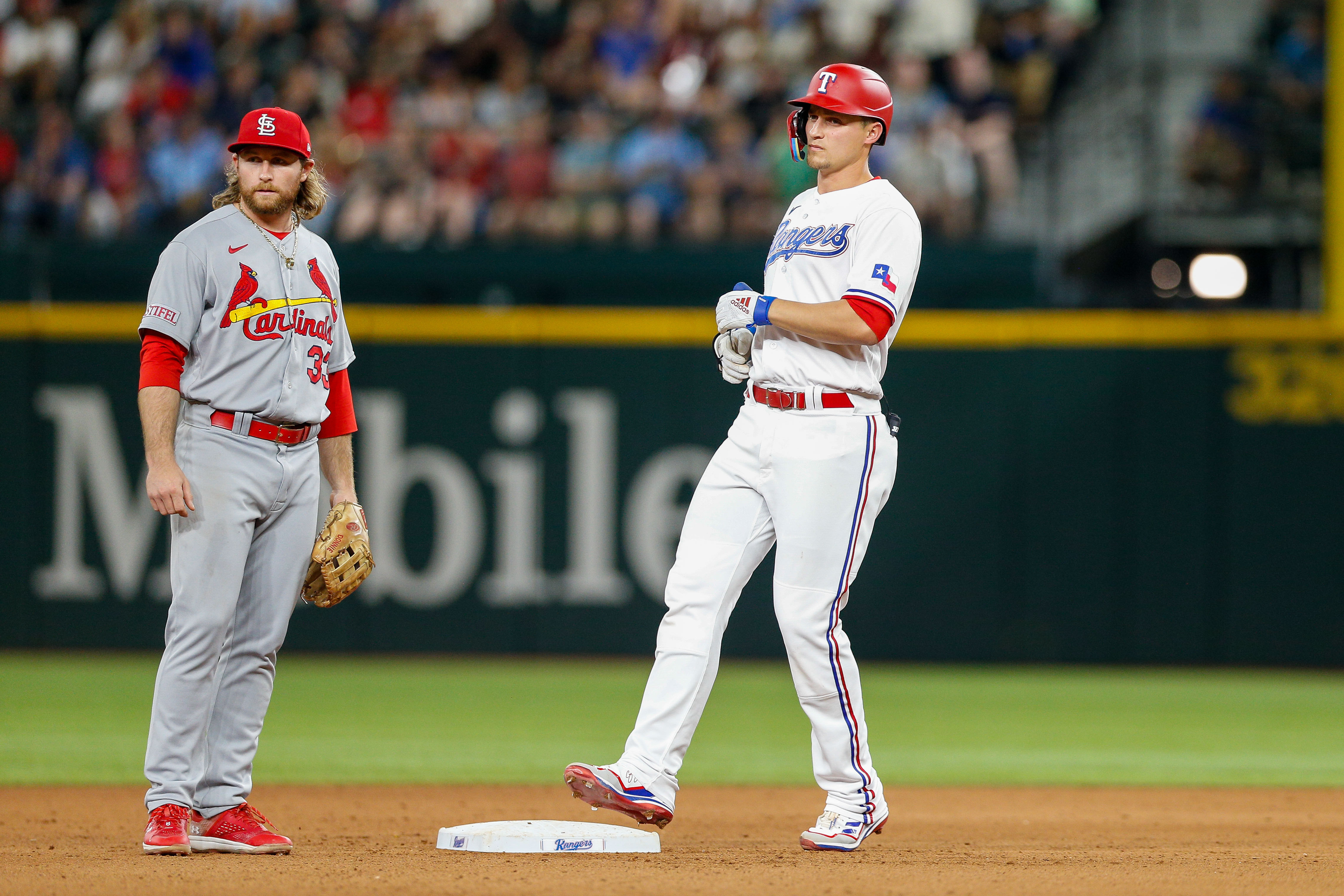 Cards edge Rangers 1-0 on Alec Burleson's late HR