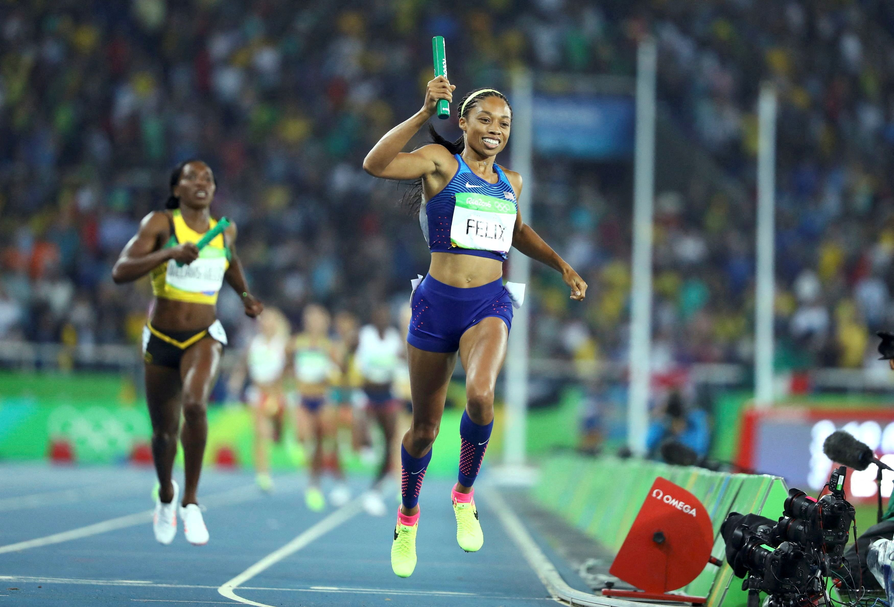 Felix named to U.S. relay team for world championships | Reuters