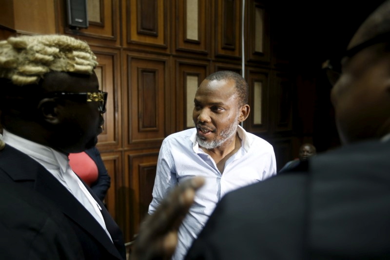 Nigerian separatist leader Kanu denies terrorism charges in court hearing |  Reuters