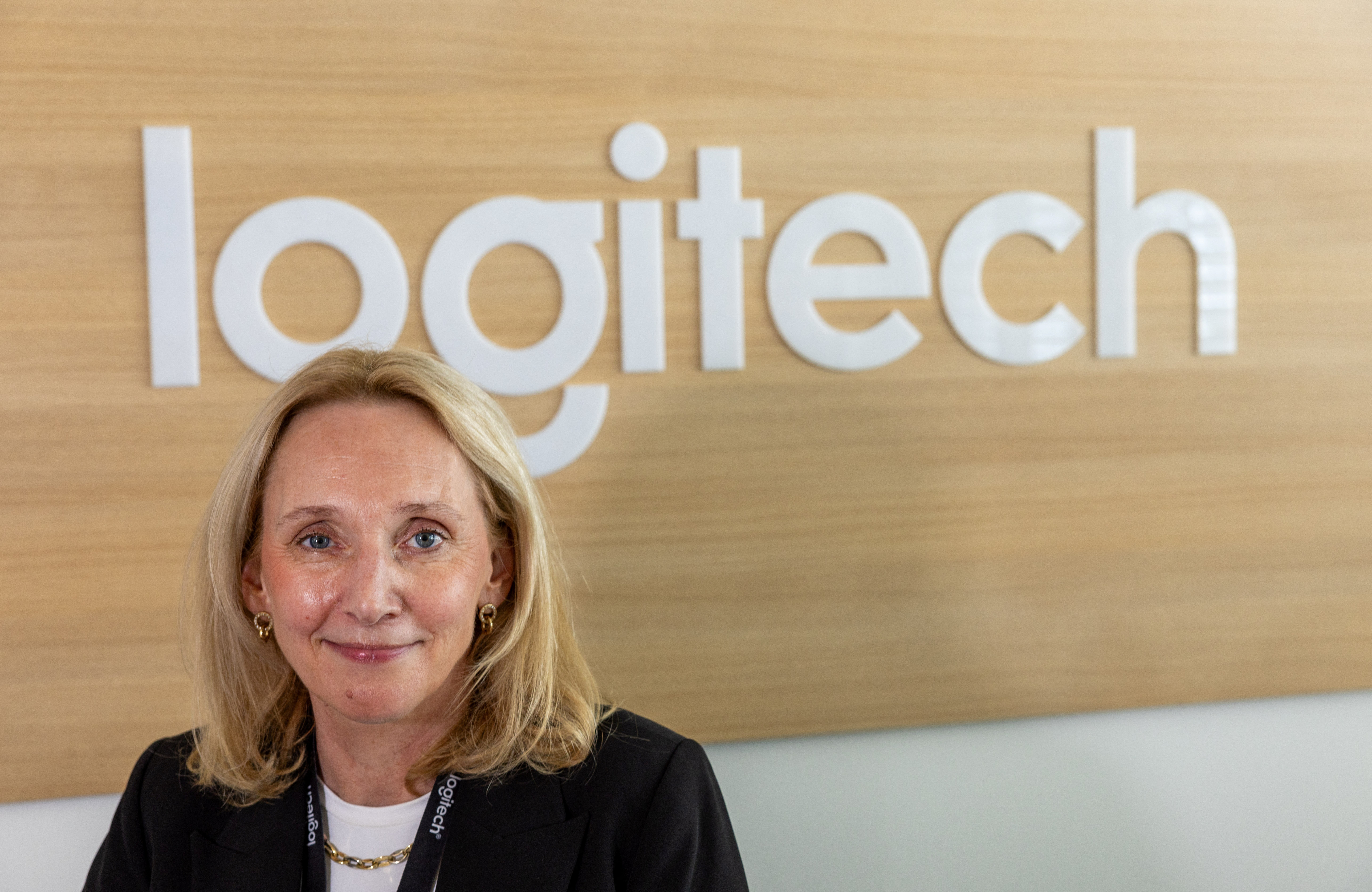 Logitech CEO Hanneke Faber interview with Reuters in Ecublens